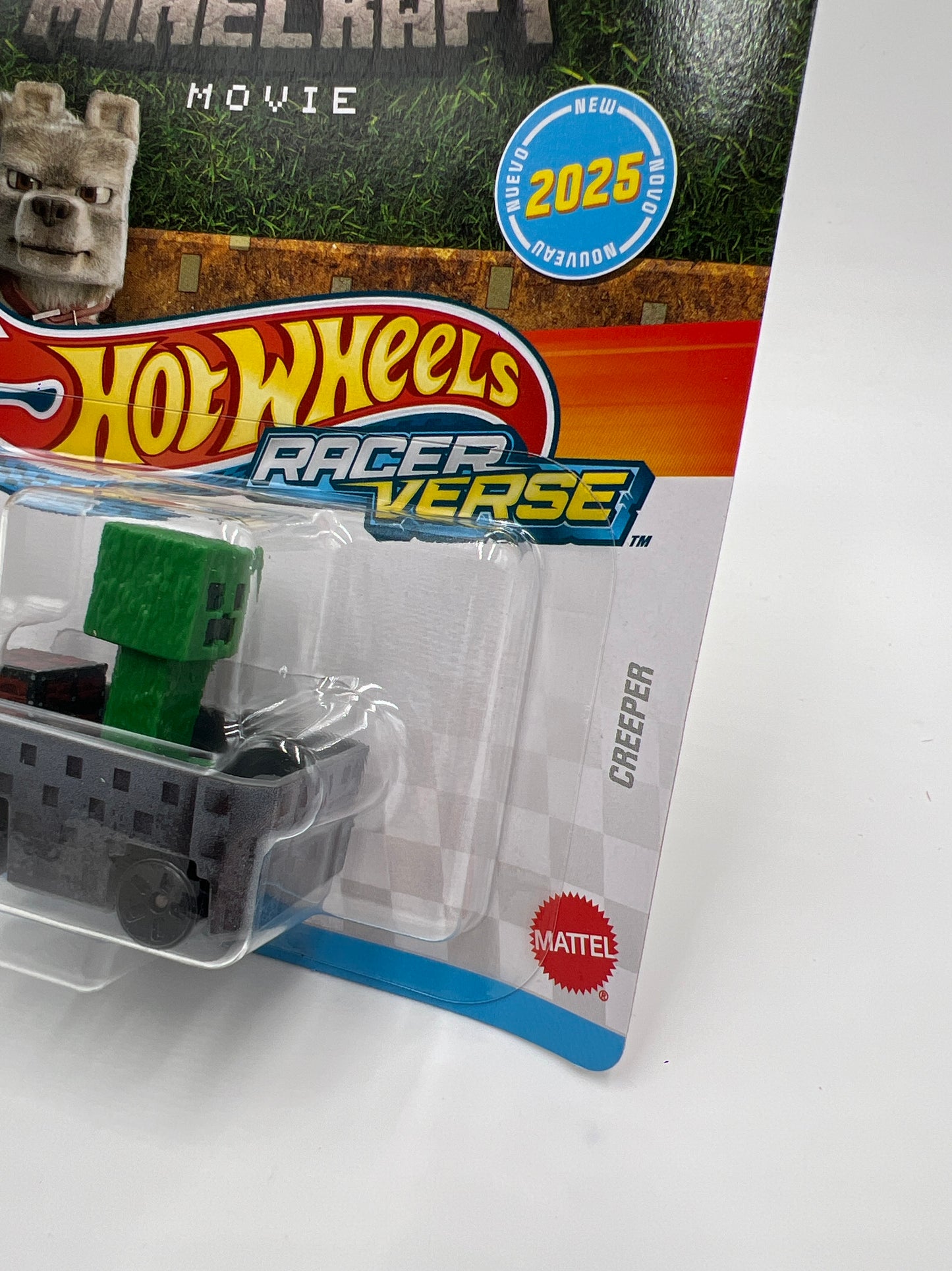 2025 Hot Wheels Racer Verse A Minecraft Movie Creeper 111C