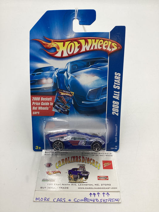 Hot Wheels Stars #59 Split Decision Blue