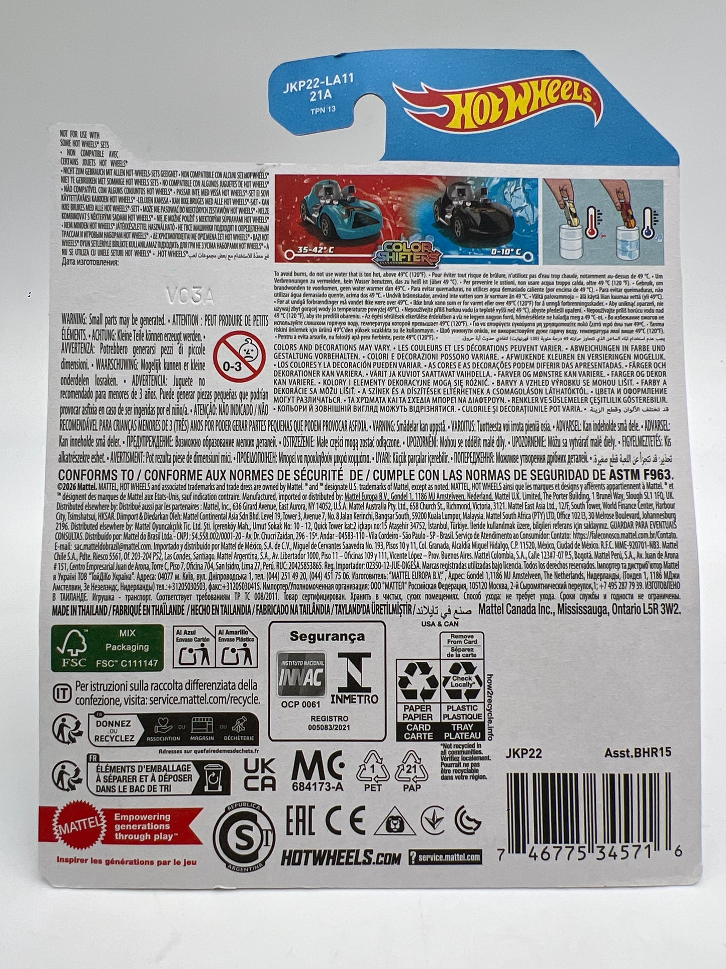 2026 Hot Wheels Color Shifters Tooned Twin Mill Magic 8 Ball 116A