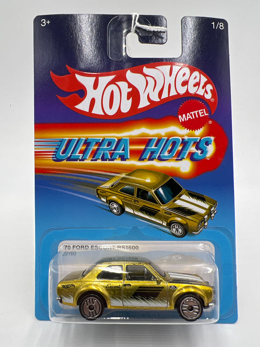 Hot Wheels Target Exclusive Ultra Hots #1 70 Ford Escort RS1600 Gold