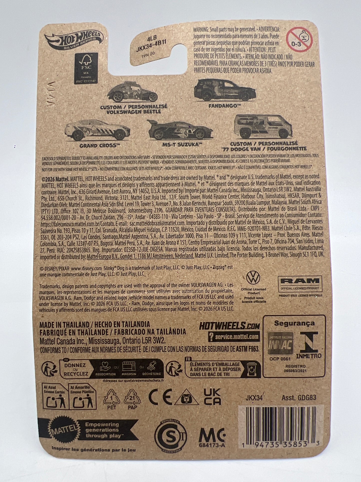 2026 Hot Wheels Silver Series Toy Story 5 #5 Woody Custom 77 Dodge Van W/Metal Base