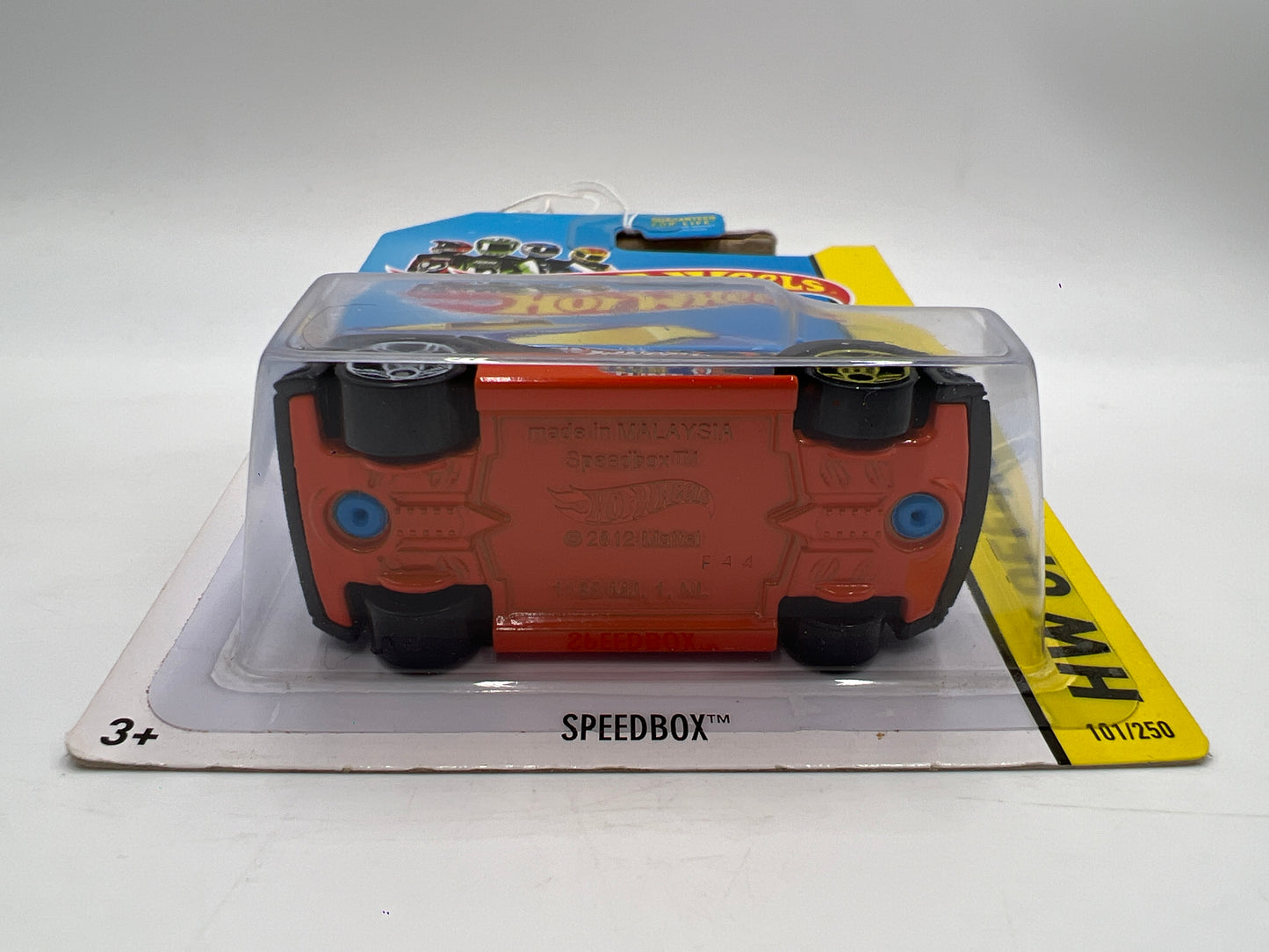 2014 Hot Wheels Treasure Hunt #101 Speedbox Blue 275D