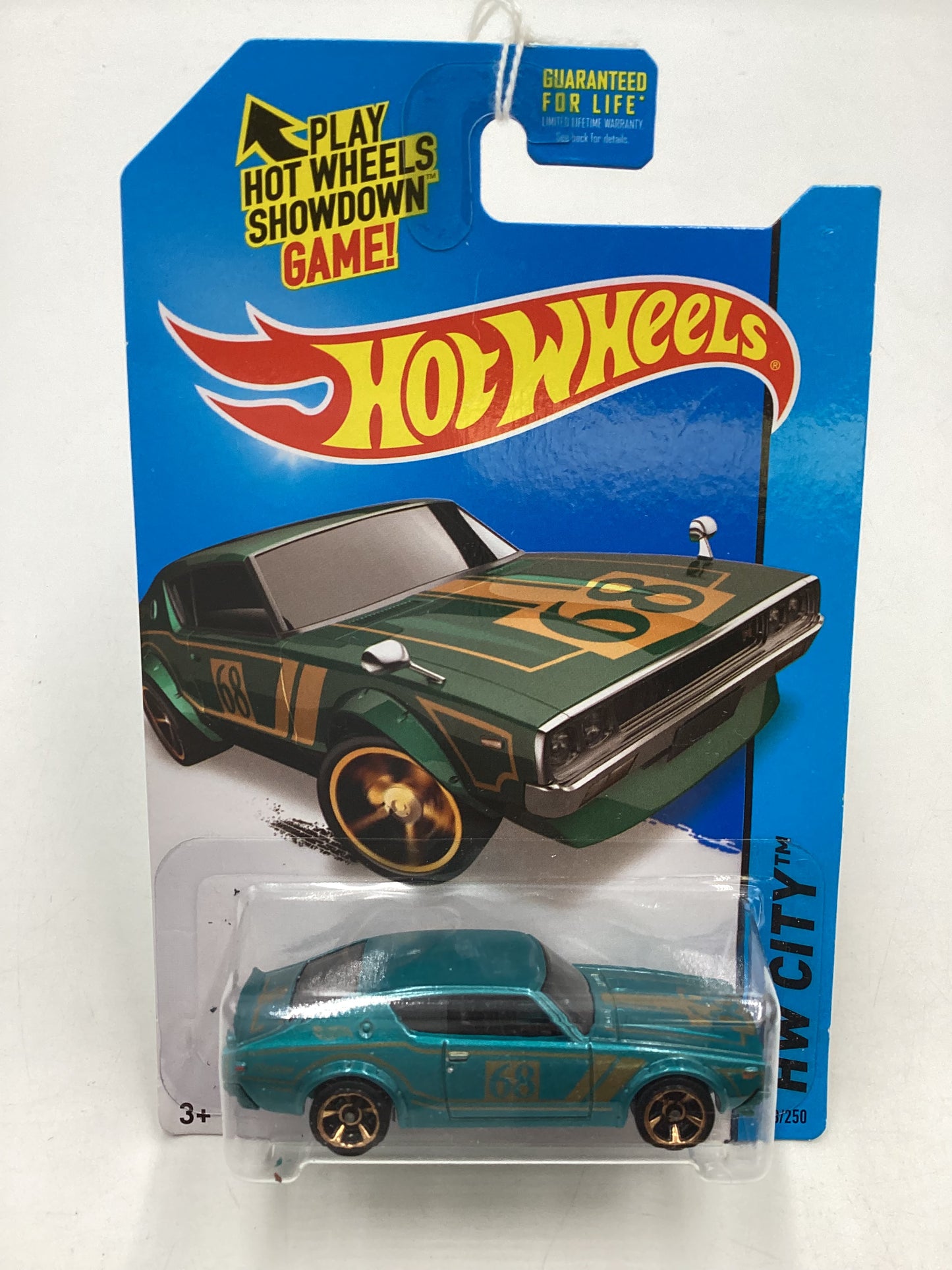 2014 Hot Wheels #023 Teal Nissan Skyline 2000GT-R 80B