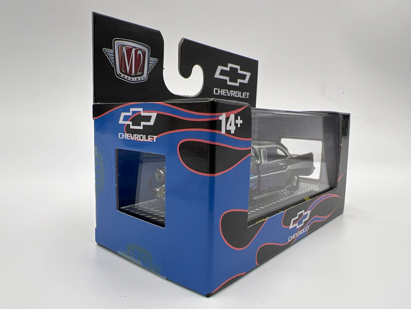 2025 M2 Machines Detroit Muscle 1957 Chevrolet Bel Air Black R86