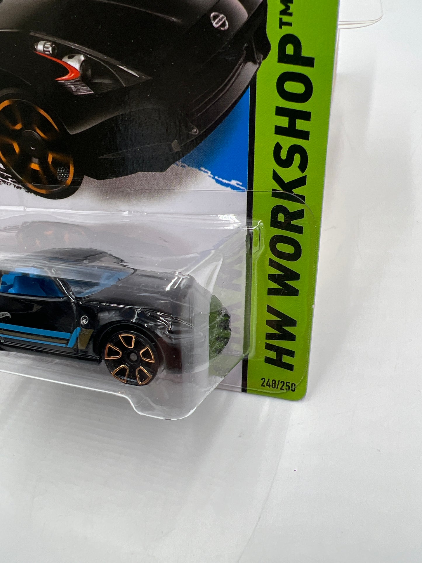 2015 Hot Wheels Workshop #248 Nissan 370Z Black 82B