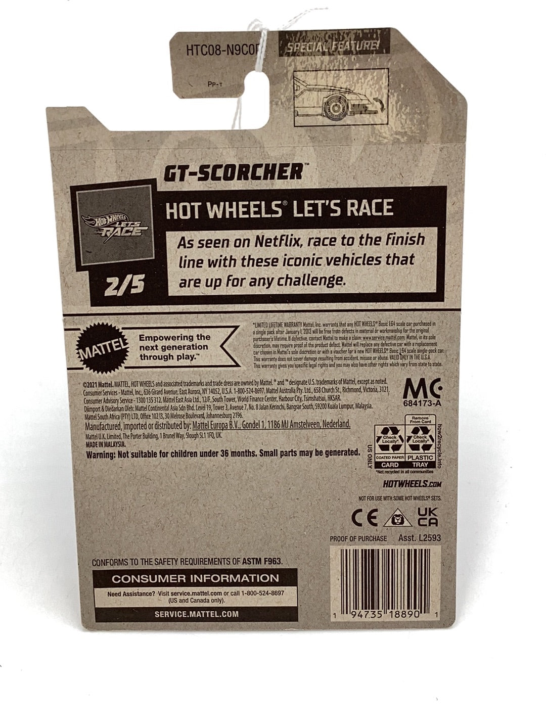 2024 Hot Wheels D case #89 GT-Scorcher 122G