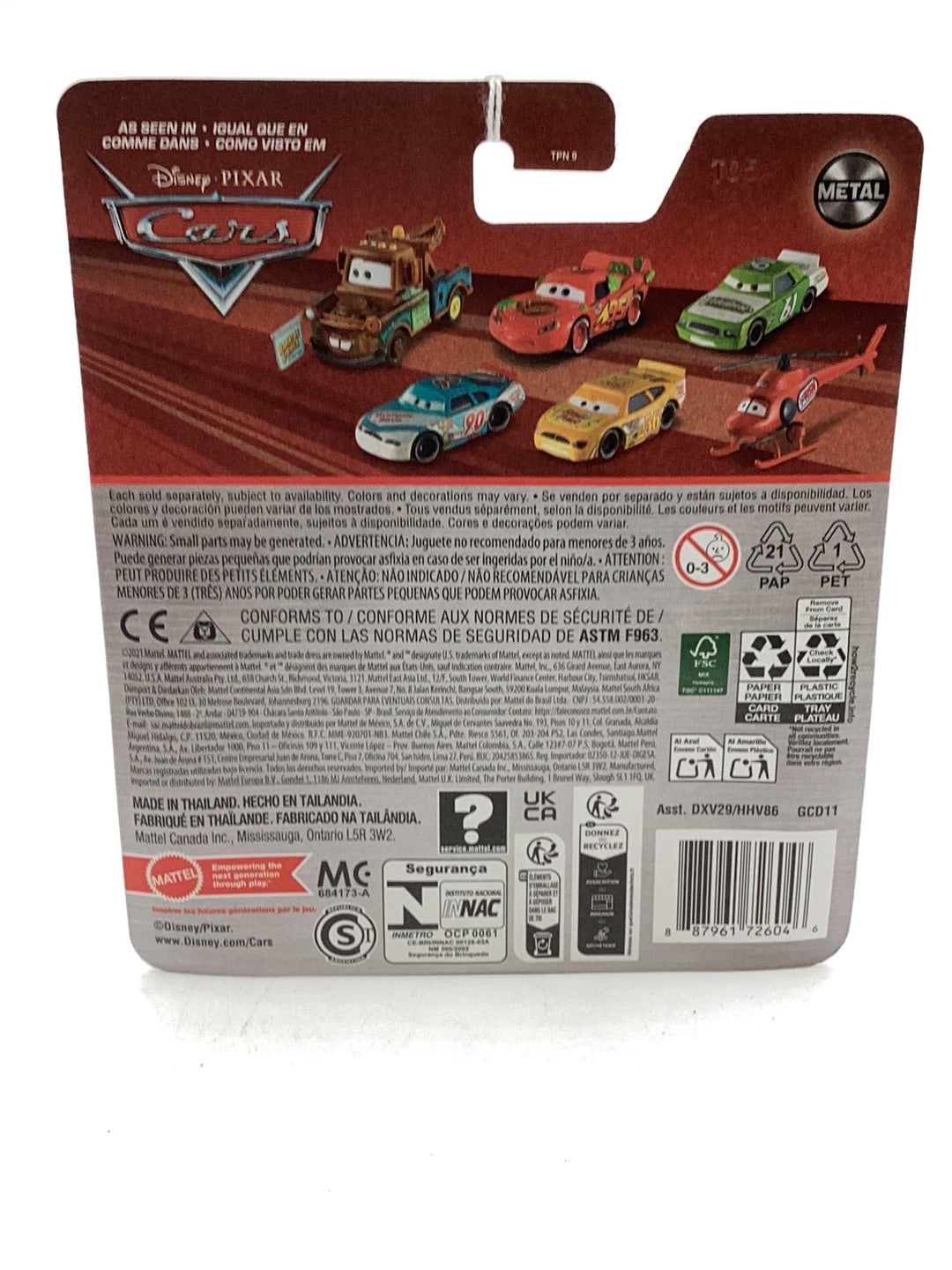 Disney Pixar Cars Alan Aiken Axler 140B