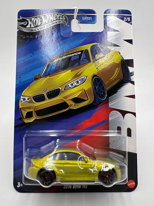 2025 Hot Wheels Silver Series BMW Set #2 2016 BMW M2 Gold 154E