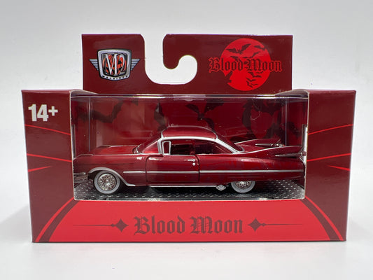 2025 M2 Machines Walmart Exclusive Halloween Blood Moon 1959 Cadillac Series 62 Red WMTS21