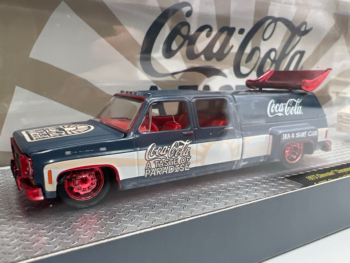 M2 Machines Haulers TW45 CHASE Coca Cola 1973 Cheyenne Super 10 & 1995 Chevrolet S10