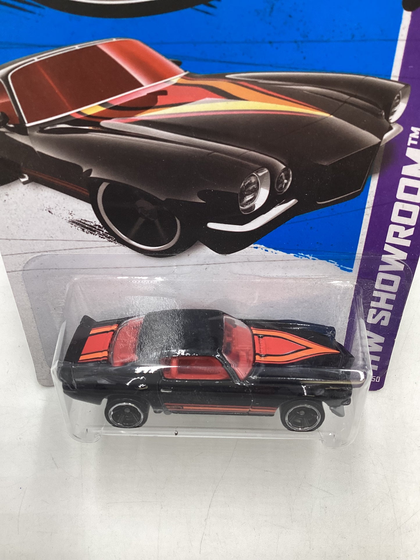 2013 Hot wheels #221 Black 70 Camaro 6E