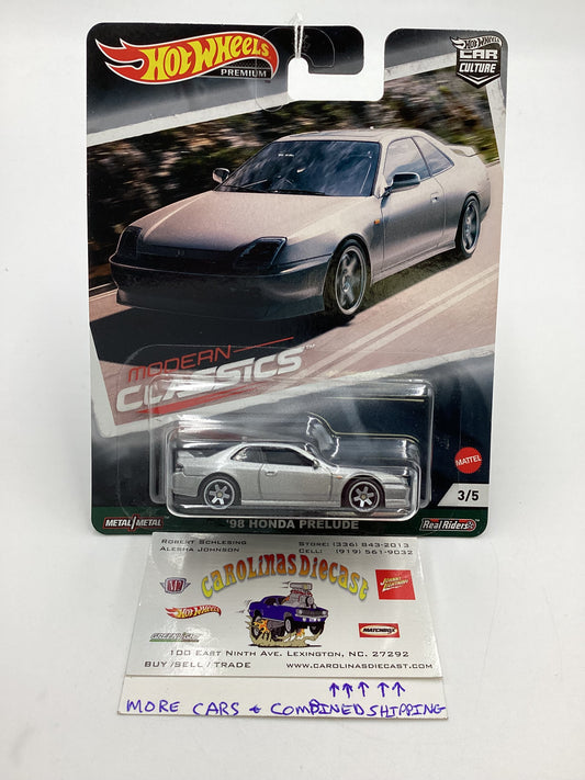 Hot Wheels Premium Car Culture Modern Classics #3 98 Honda Prelude 252D