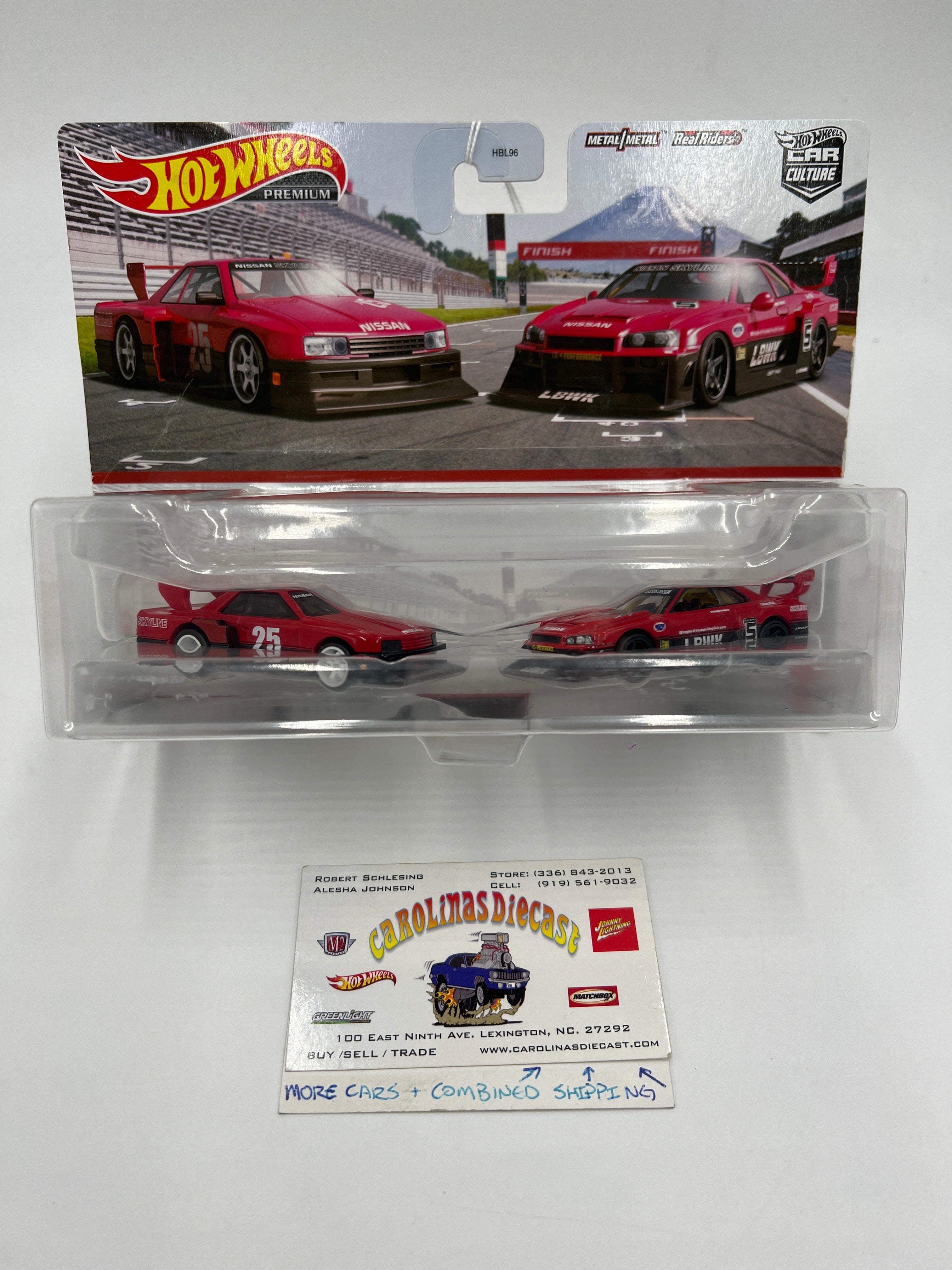 Hot Wheels Premium Target 2 Pack Nissan Skyline Silhouette & LB