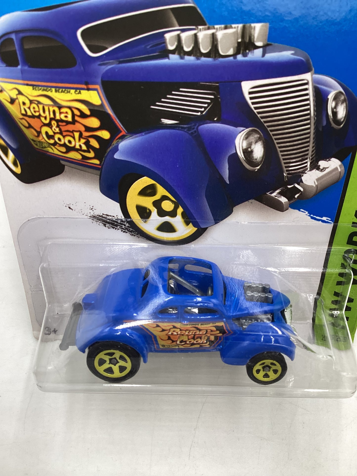 2015 Hot wheels #209 Blue Pass N Gasser 67B