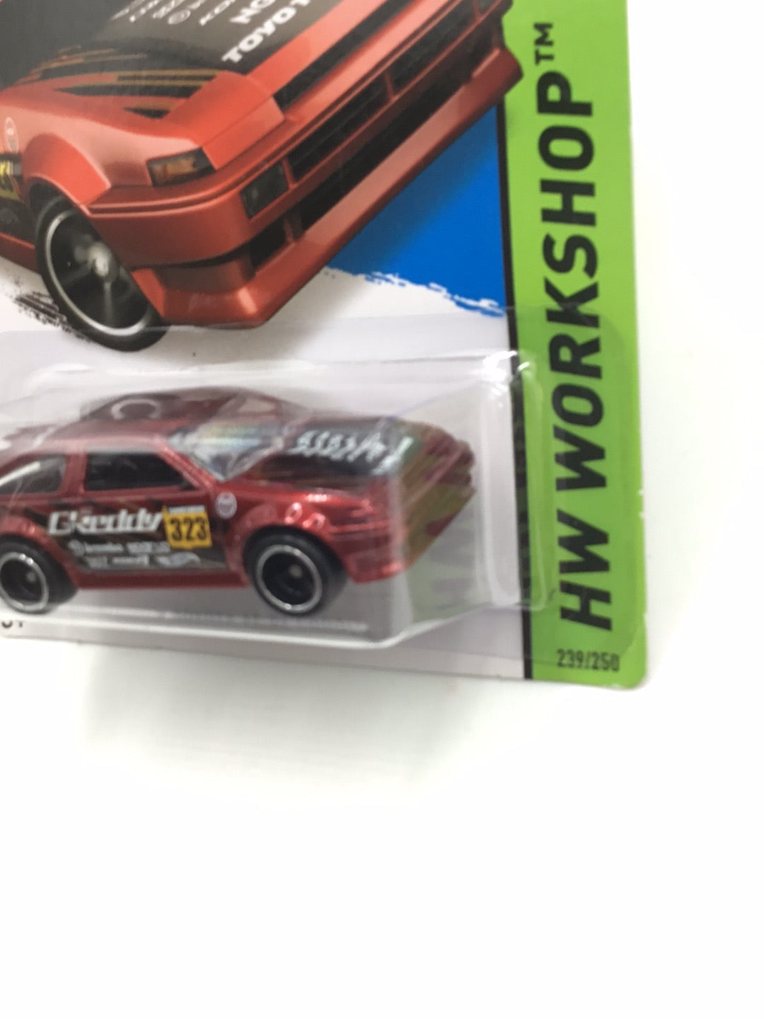 2015 hot wheels super treasure hunt Toyota AE-86 Corolla #239 with protector