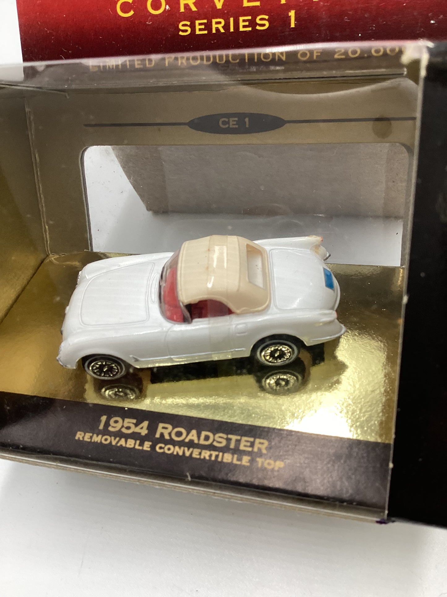 Micro Machines Collectors Edition Corvette Series 1 1954 Roadster White 1/20000 SR CE 1