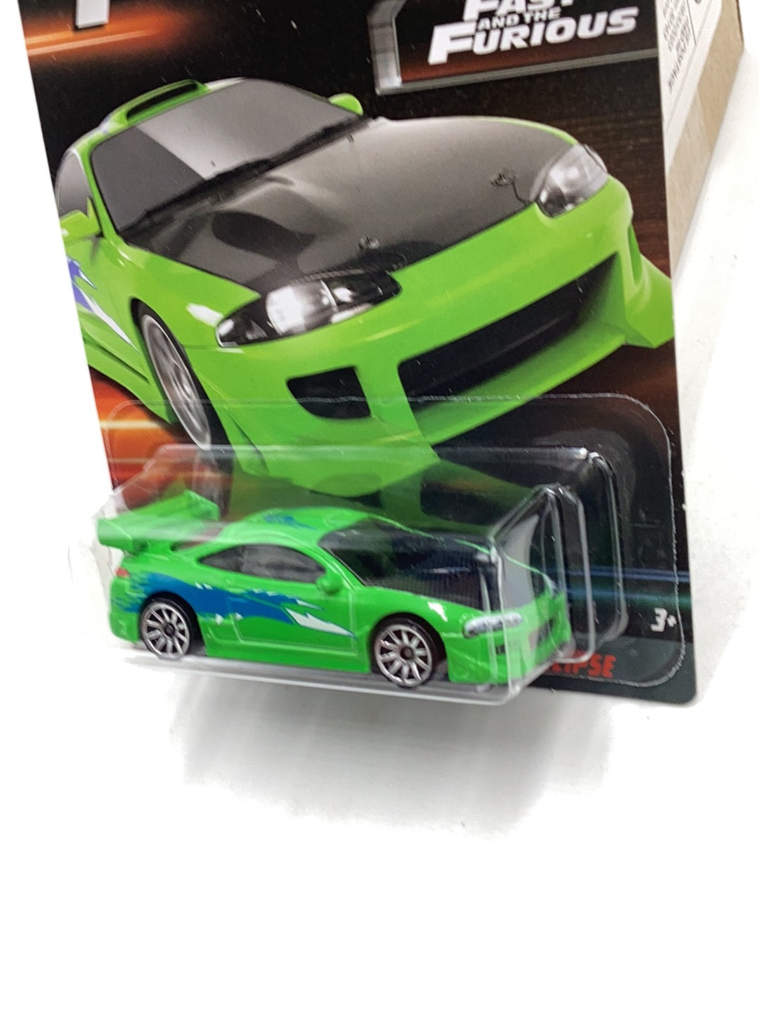 Hot Wheels Fast & Furious Series 1 95 Misubishi Eclipse with protector