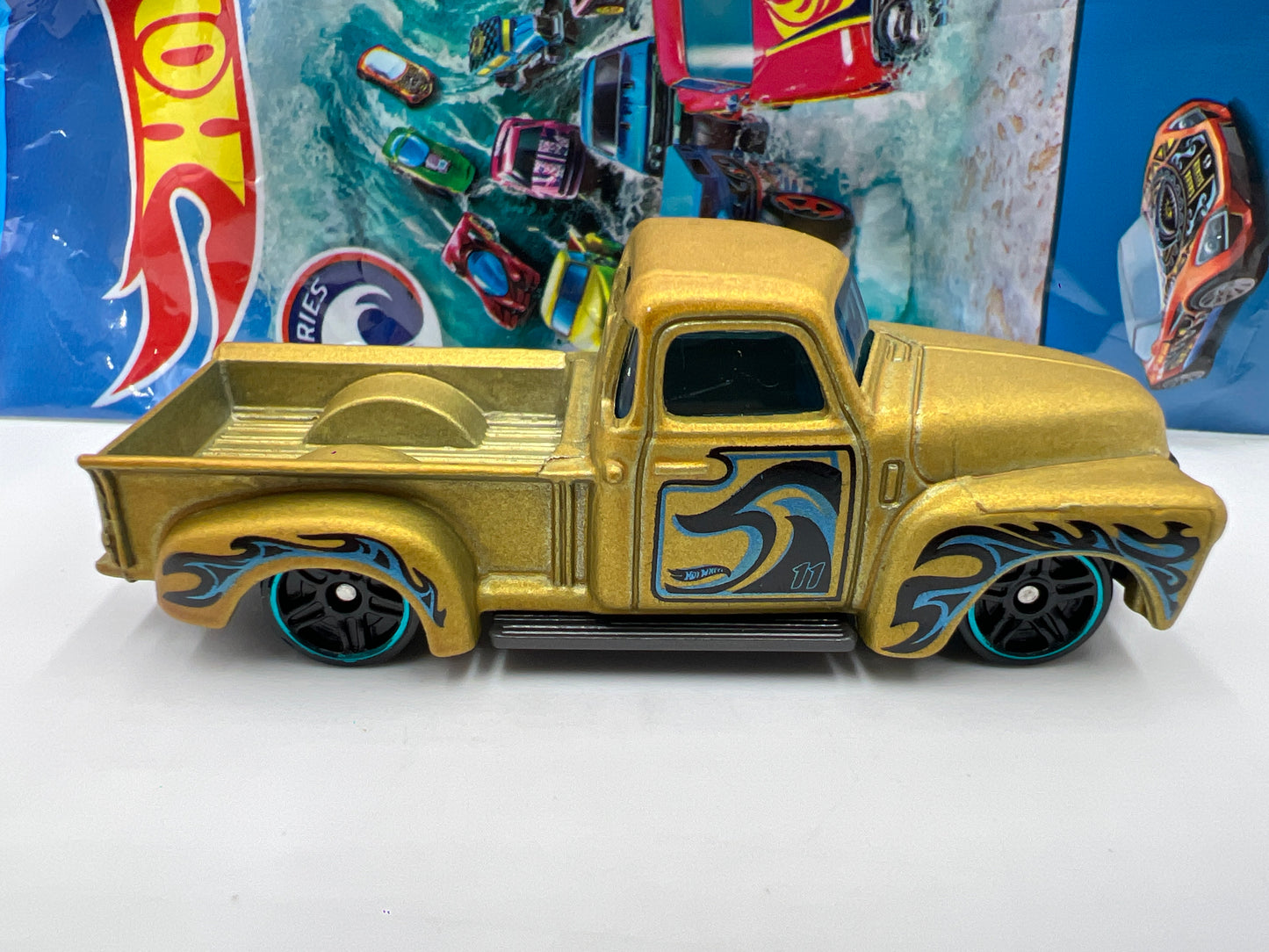 2018 Hot Wheels Mystery Models Series 3 #11 52 Chevy Gold