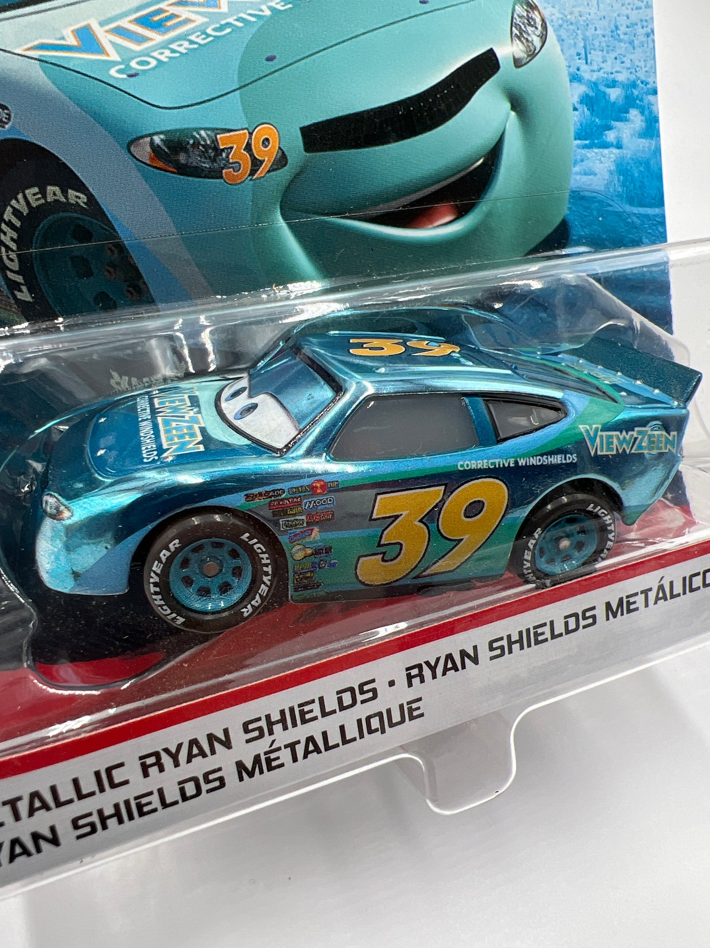 Disney Pixar Cars Scavenger Hunt Chase Metallic Ryan Shields #39 Blue 137C