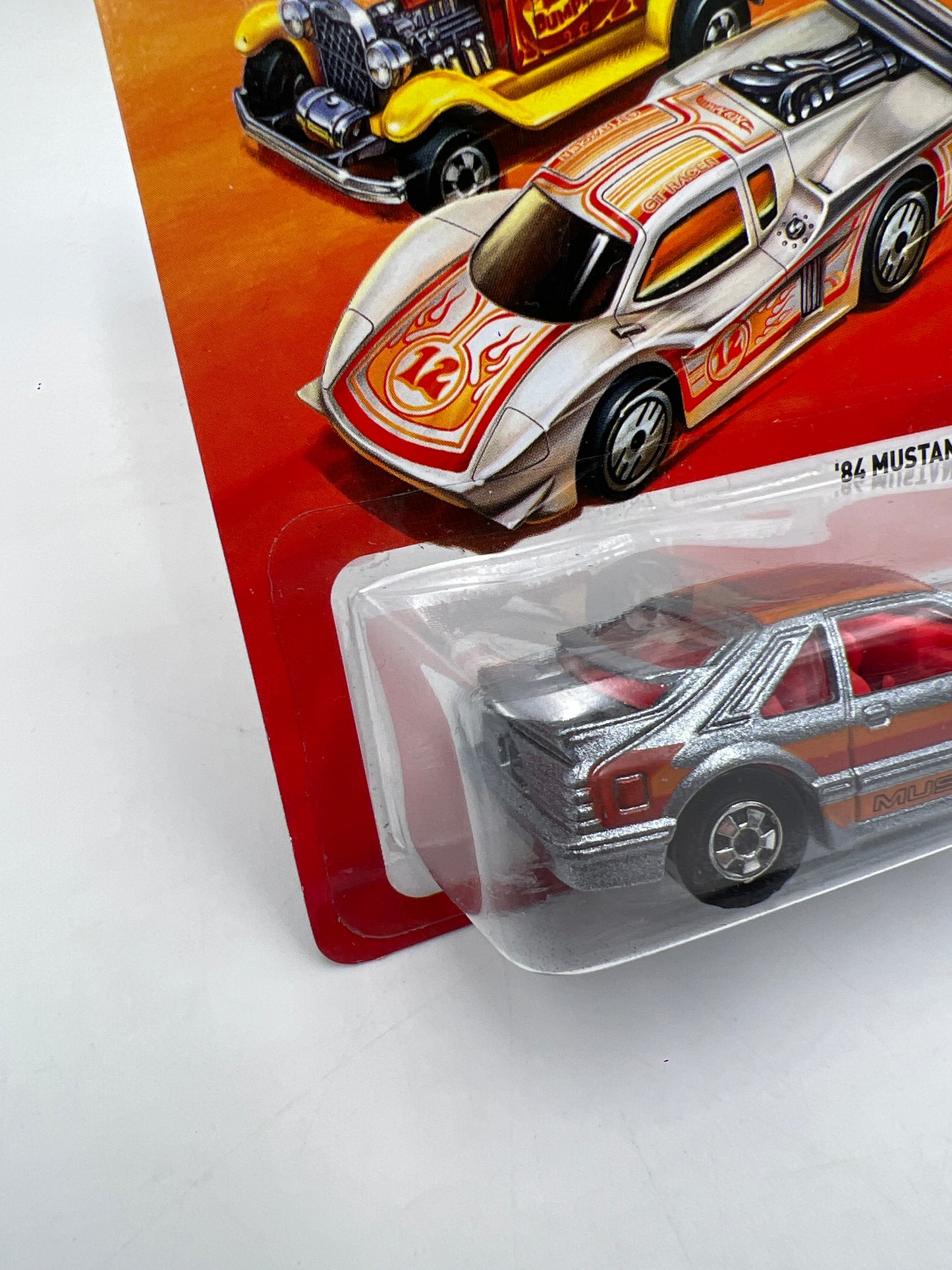 Hot Wheels Target Exclusive The Hot Ones 84 Mustang SVO Silver W/Protector