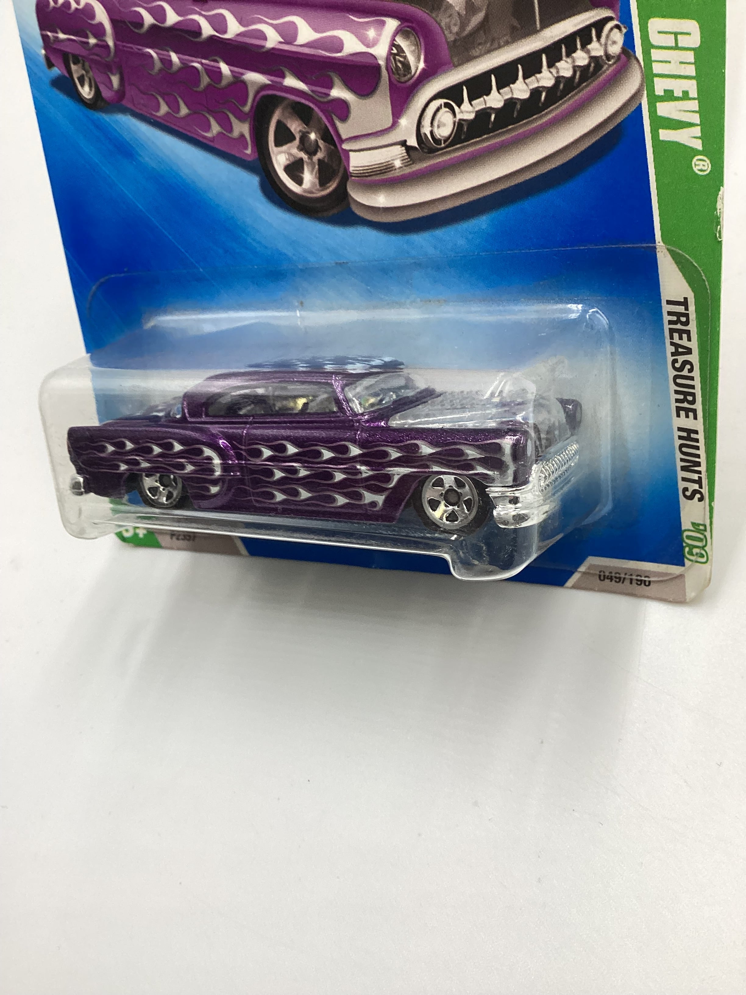 2009 Hot Wheels Treasure Hunt #049 Custom 53 Chevy Purple 273G