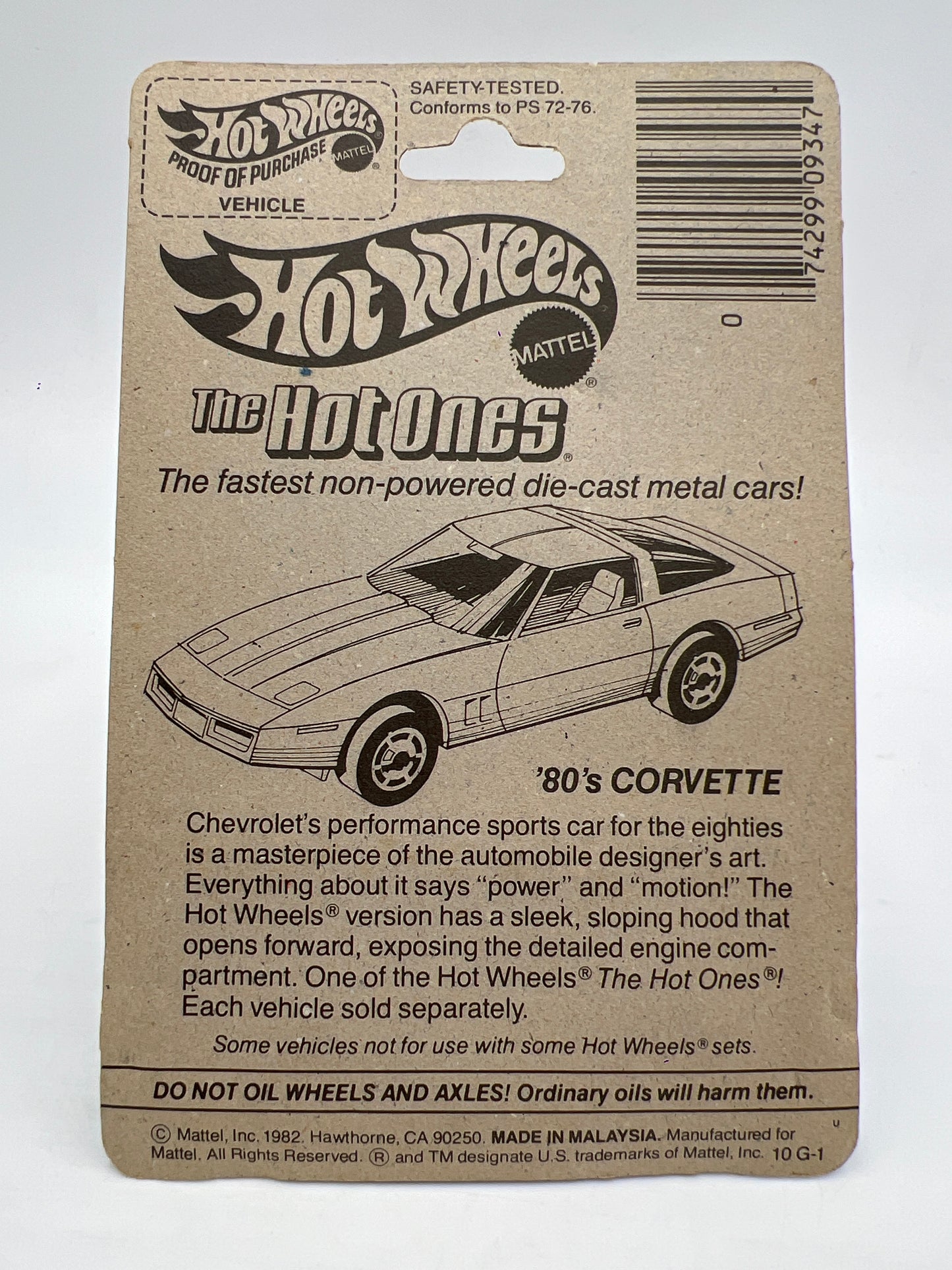 Hot Wheels Original 1982 #3252 35 Classic Caddy Burgundy W/Protector