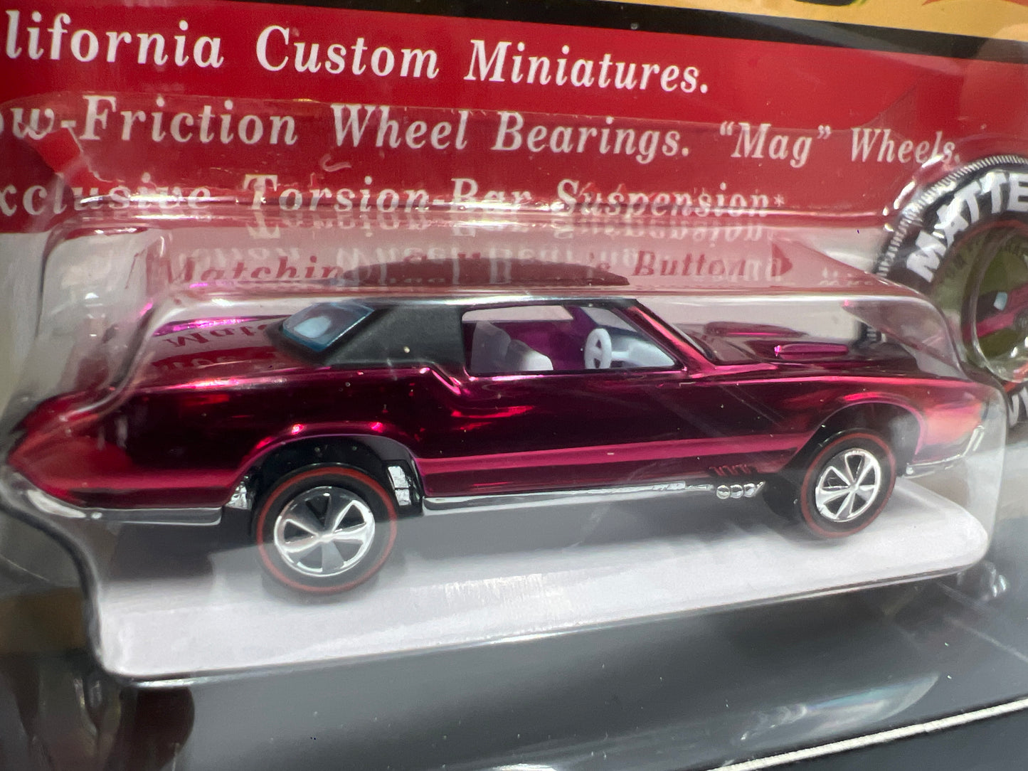 Hot Wheels RLC Original 16 Replica 1968 Custom Eldorado Pink 1092/5000