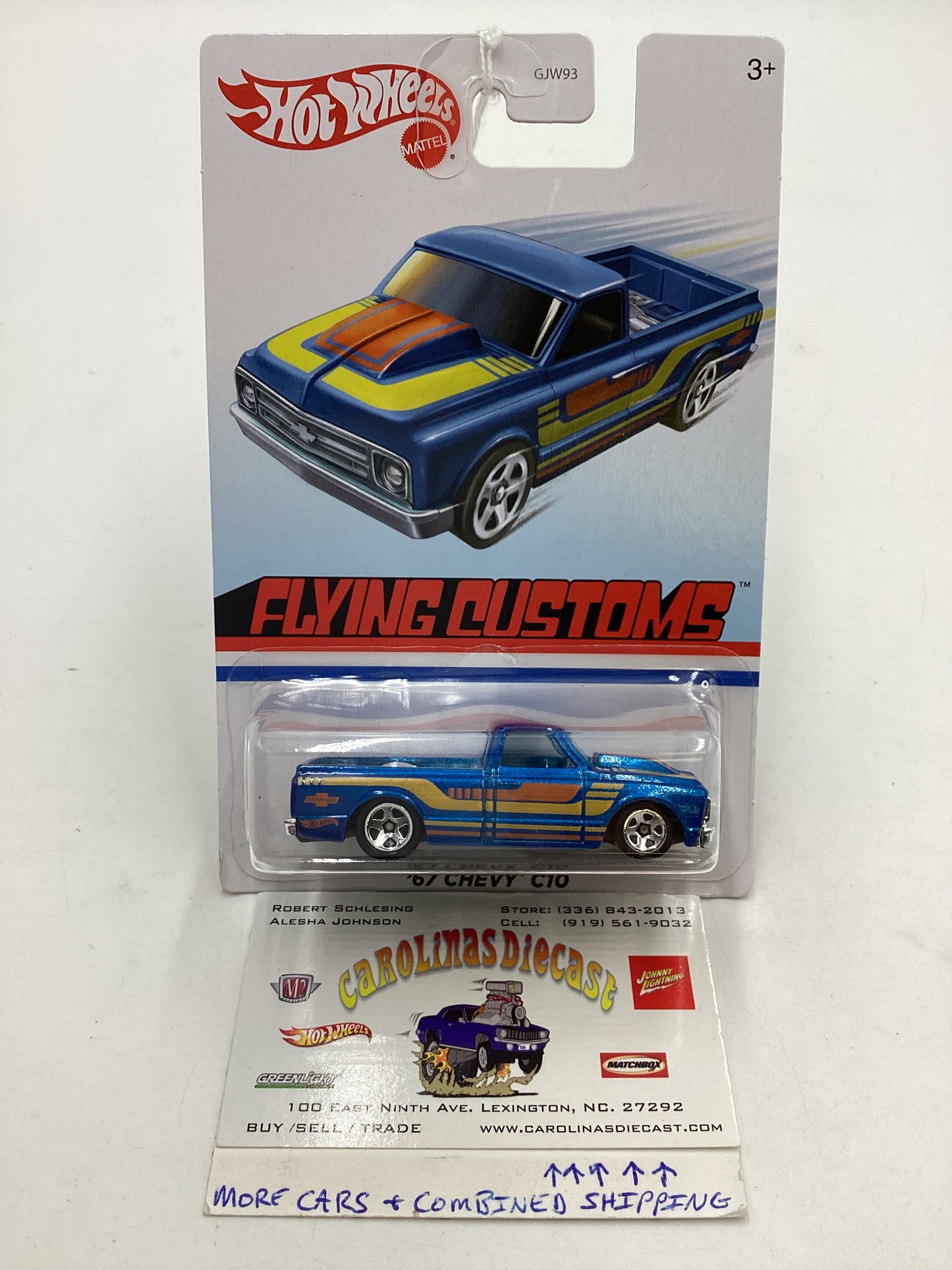 Hot wheels Flying Customs 67 Chevy C10 156C