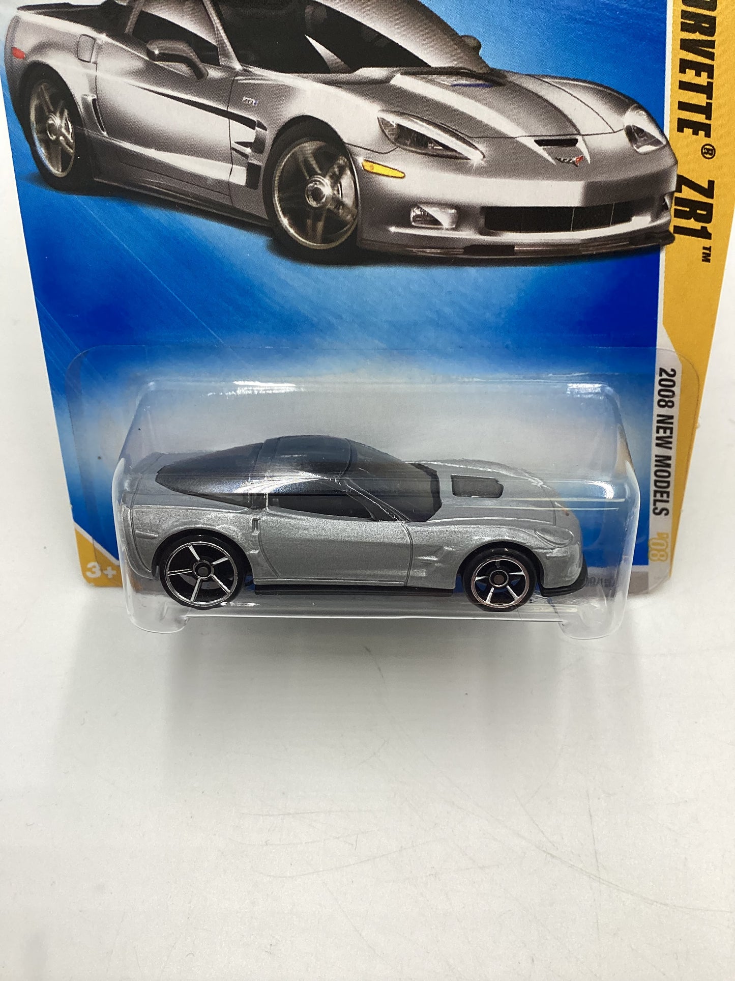 2008 Hot Wheels New Models #9 09 Corvette ZR1 Silver SR