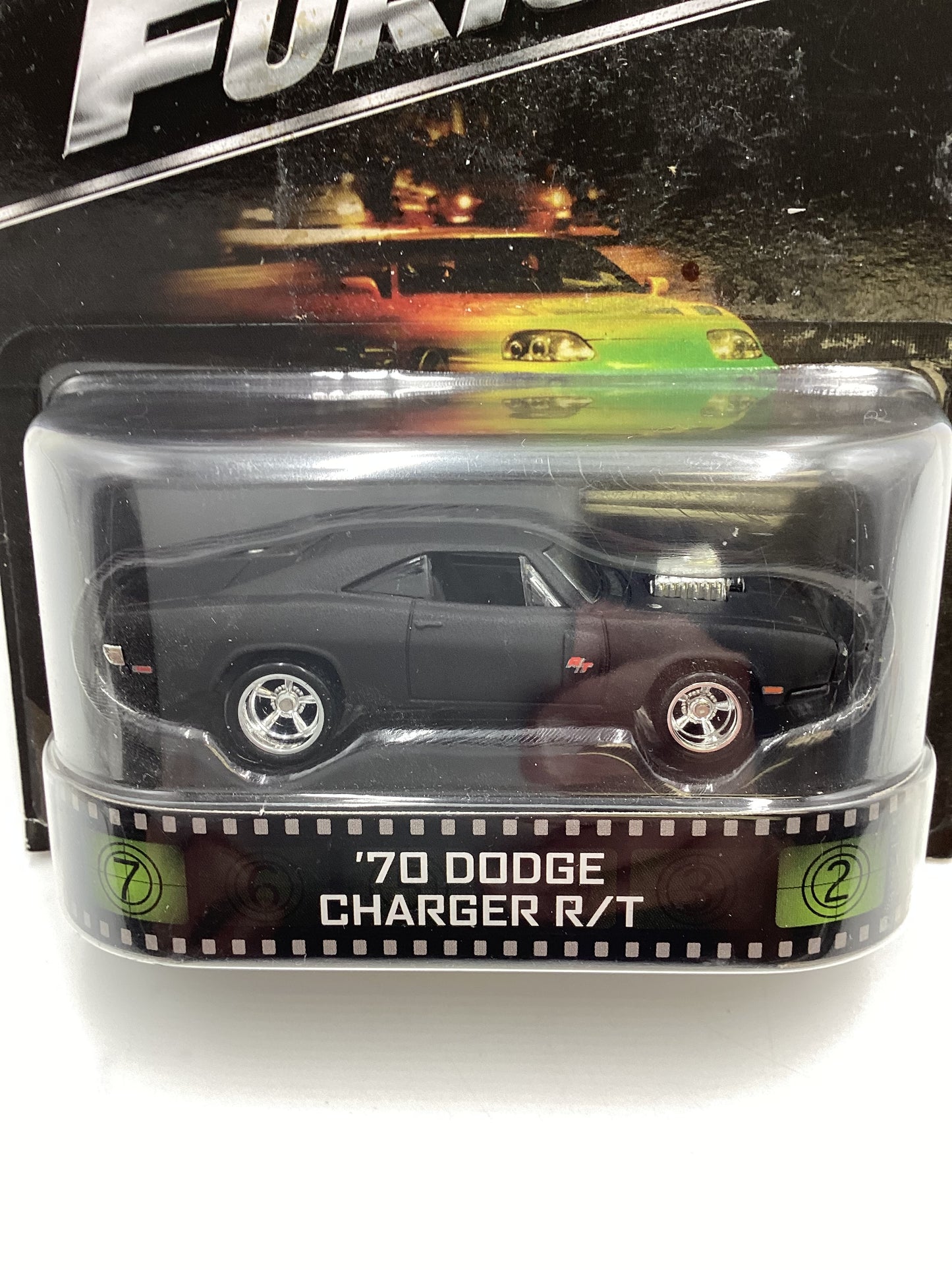 2016 Hot wheels Retro Entertainment Fast & Furious 70 Dodge Charger R/T Black 242C