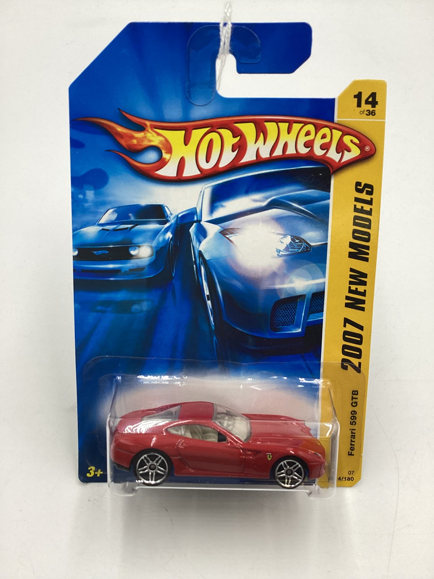 2007 Hot Wheels New Models #14 Ferrari 599 GTB Red SR