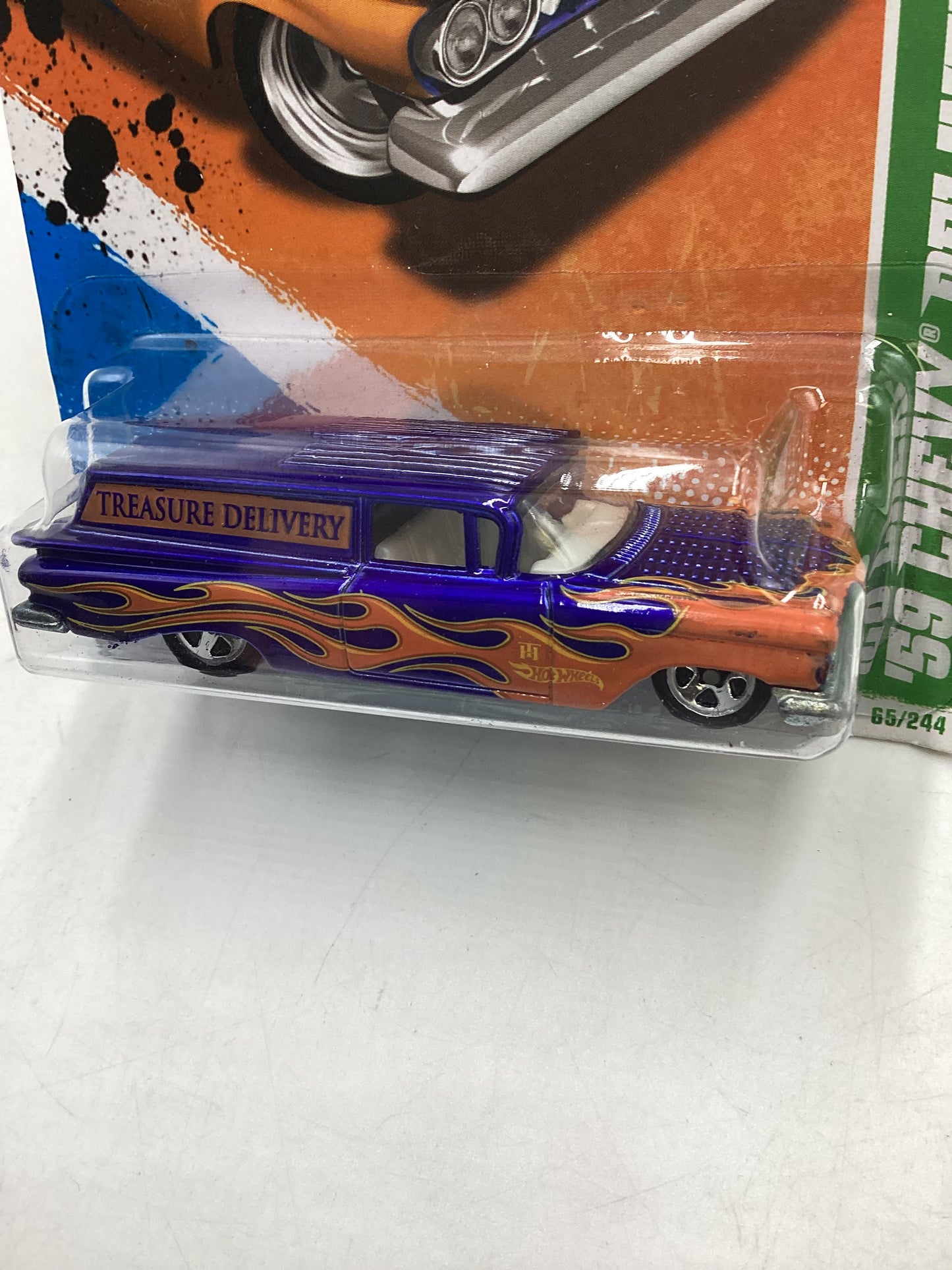 2011 Hot Wheels Treasure Hunts #65 59 Chevy Delivery Blue 273C