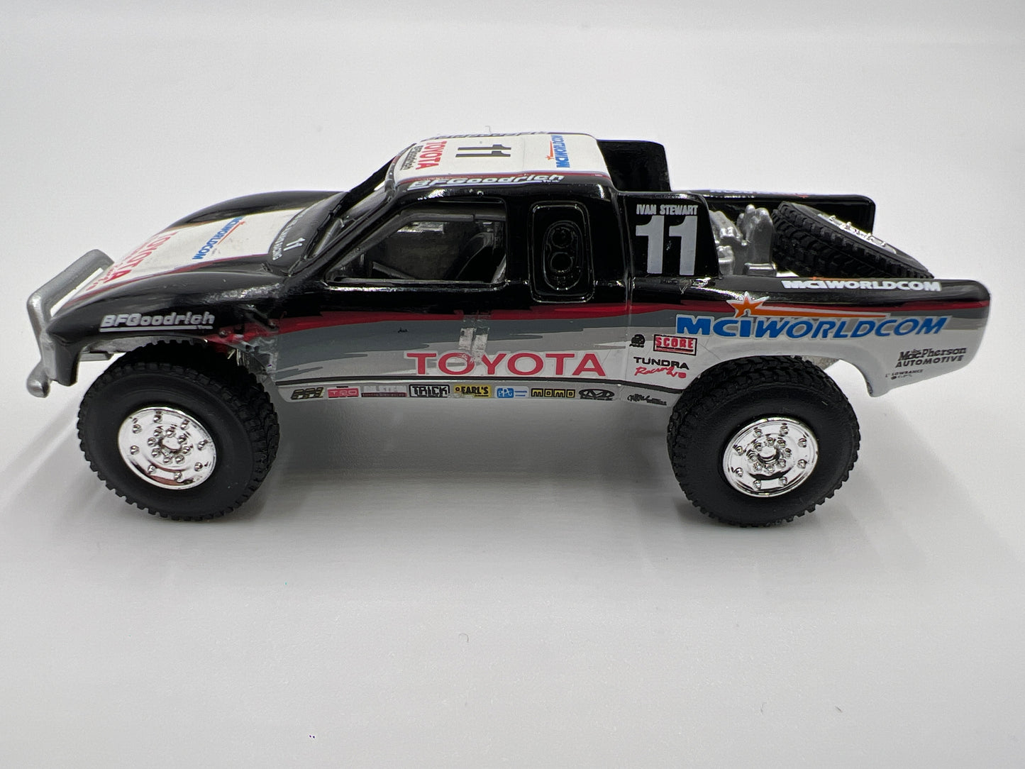 Hot Wheels 100% Black Box Premium Toyota Baja Truck Black Loose Slight Paint Damage