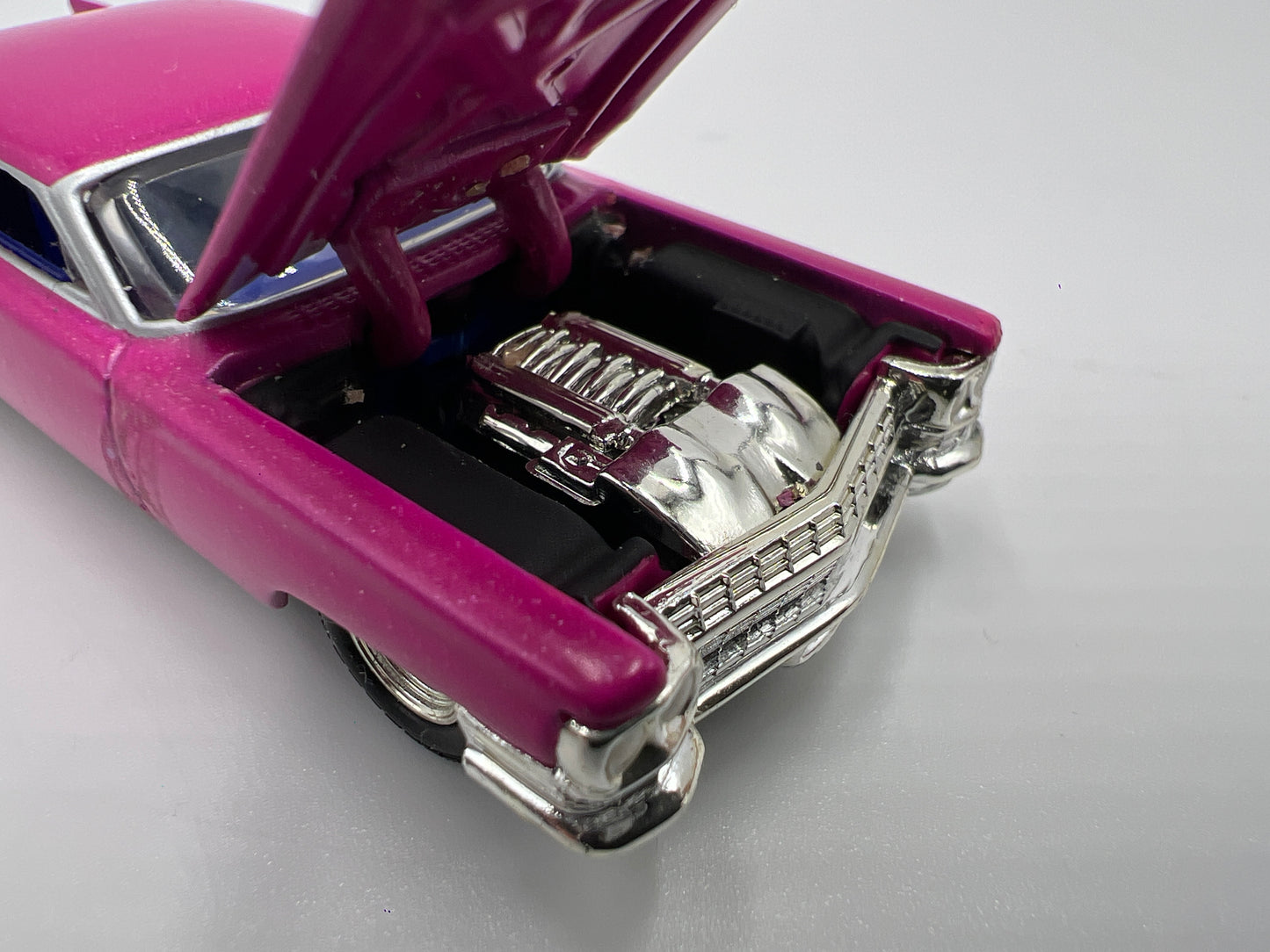 2001 Hot Wheels Collectibles 1/64 Acrylic Hard Rock Cafe 1963 Cadillac Coupe De Ville Pink Loose
