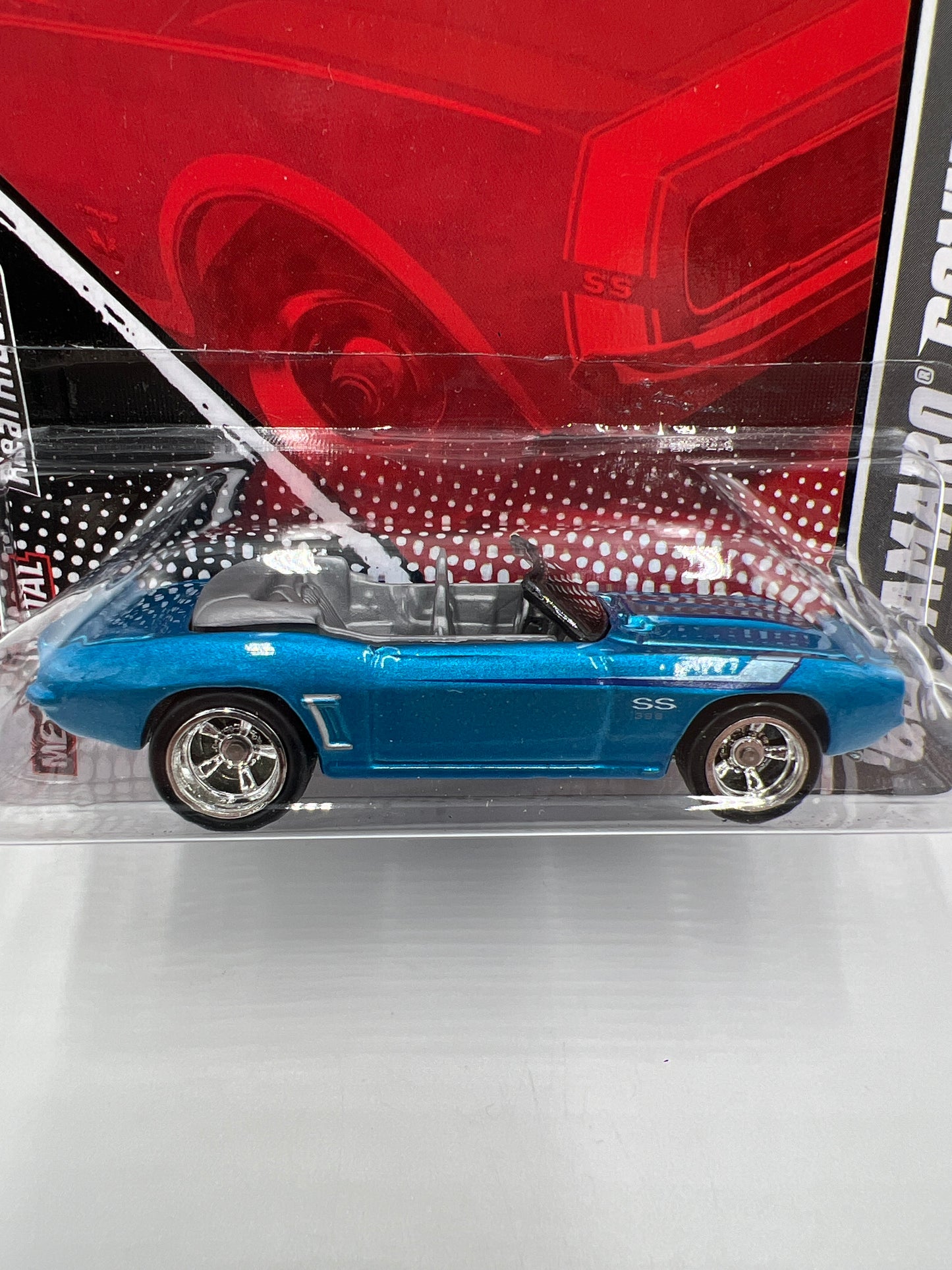 Hot Wheels Premium Garage Series #14 69 Camaro Convertible Blue