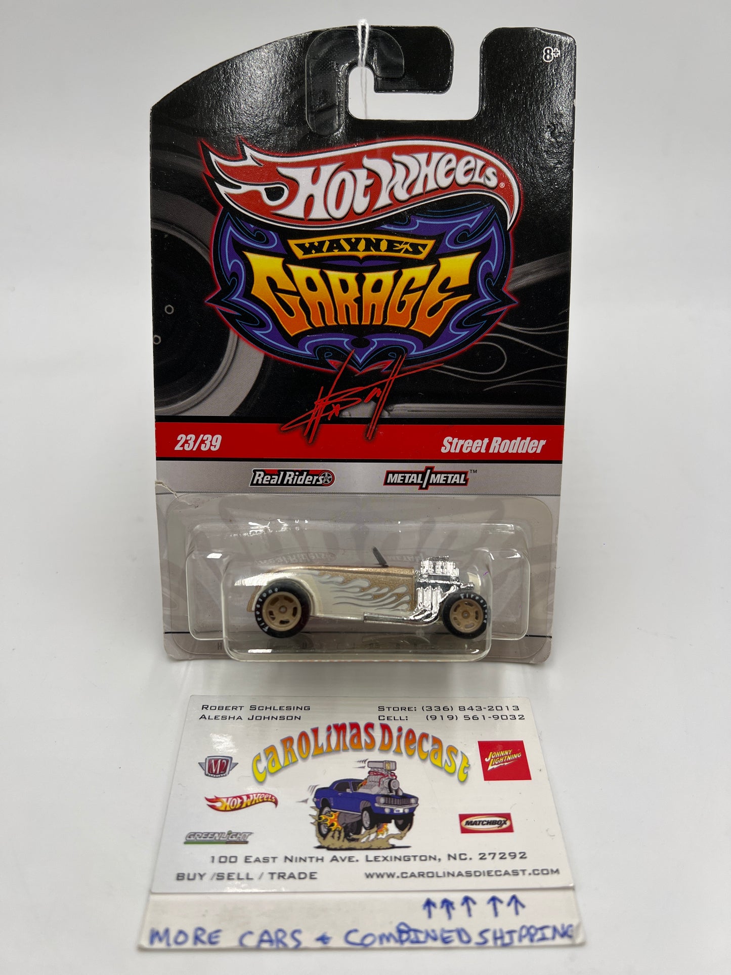 Hot Wheels Premium Waynes Garage #23 Street Rodder (Bad Card) 245M