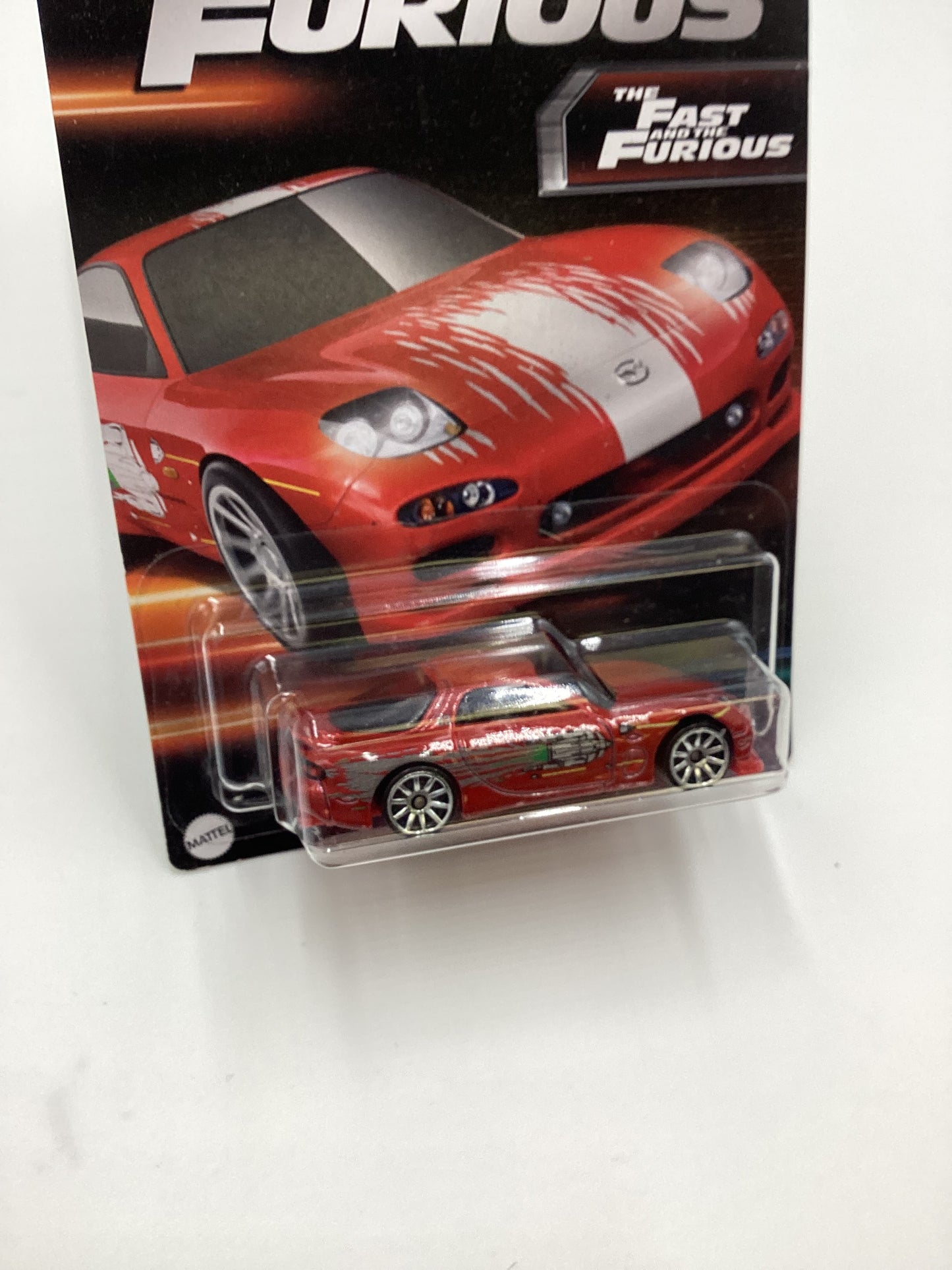 Hot wheels 2023 The Fast and furious #1 95 Mazda RX-7 Cracked Blister 70A