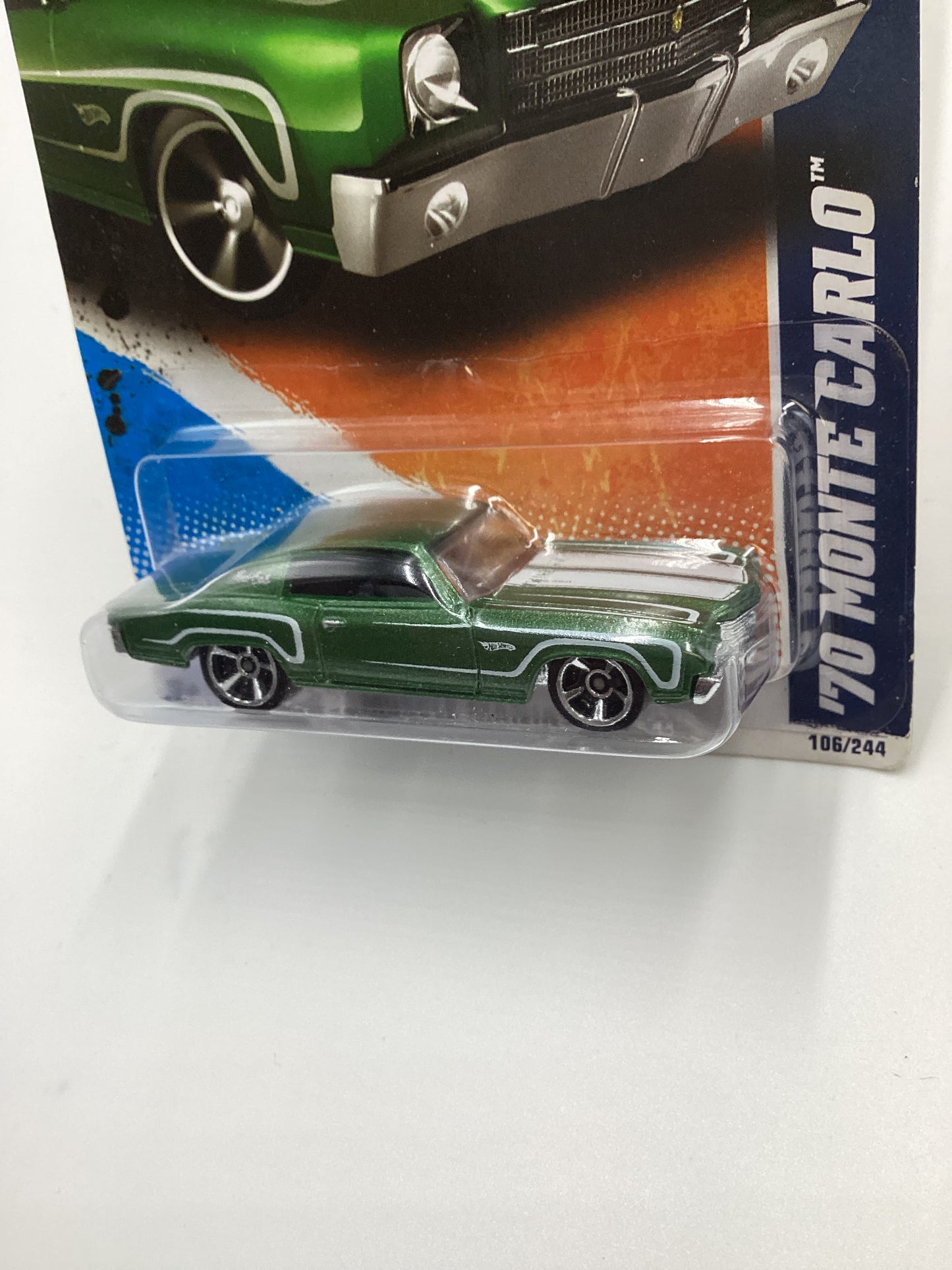 2011 Hot Wheels #106 70 Monte Carlo Green 10H