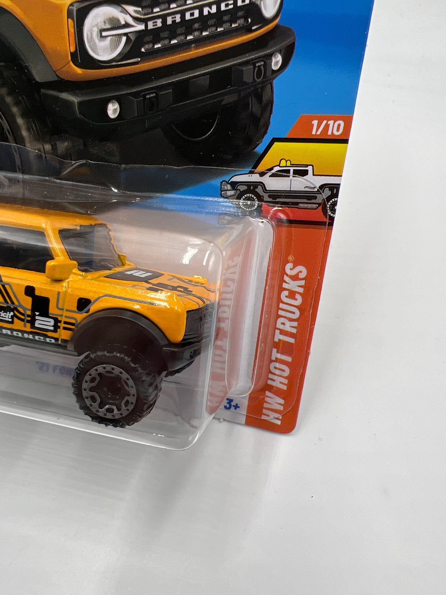 2025 Hot Wheels F Case HW Hot Trucks #20 21 Ford Bronco Yellow 23C