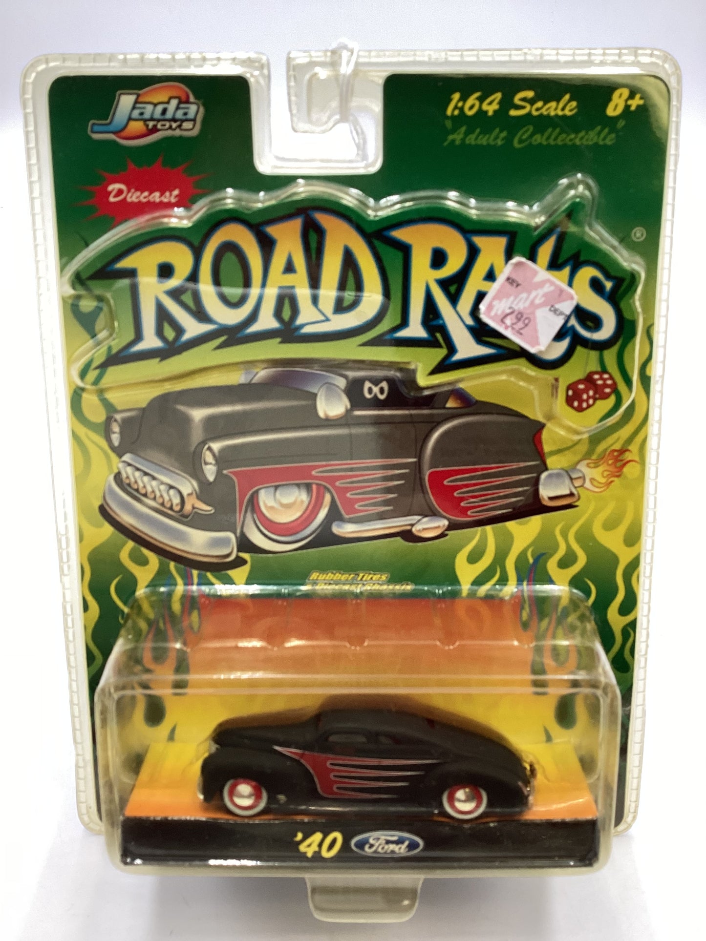 Jada Diecast Road Rats 40 Ford Matte Black 212E