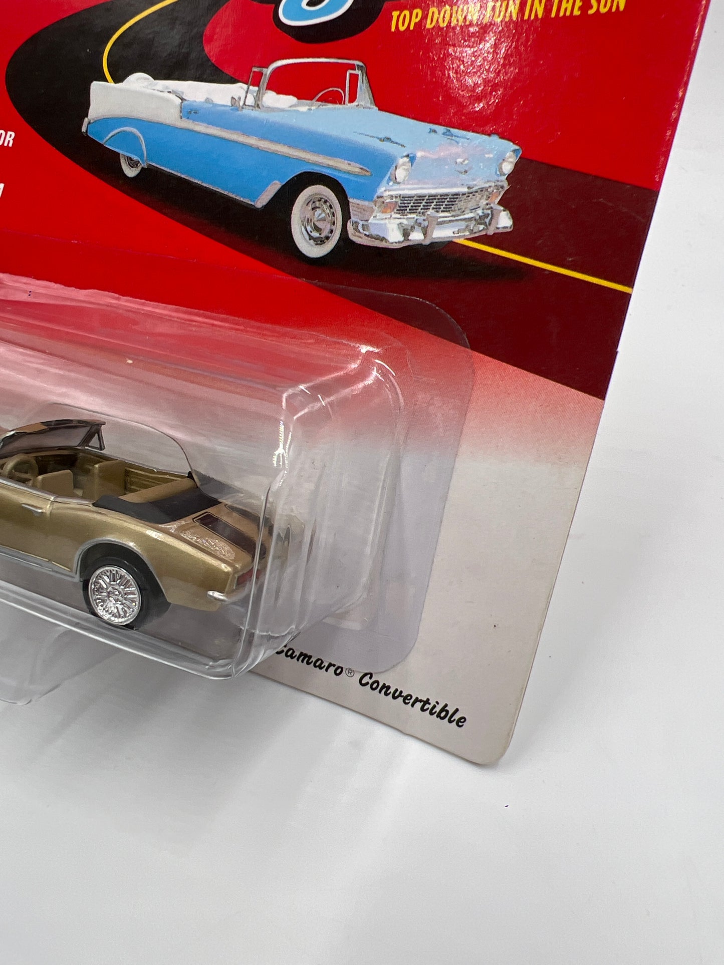 Johnny Lightning Ragtops 1967 Camaro Convertible Gold 220F