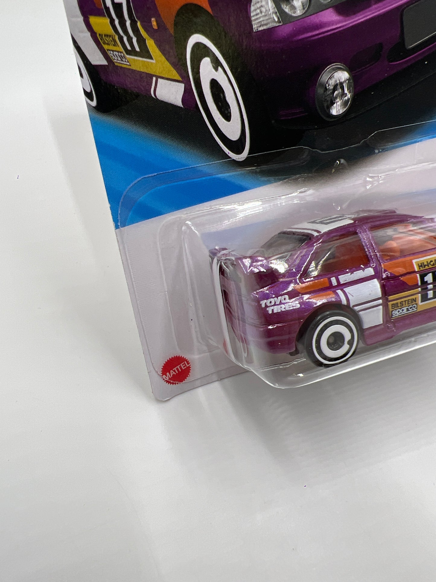 2025 Hot Wheels L Case Compact Kings #113 Ford Escort Purple 32B