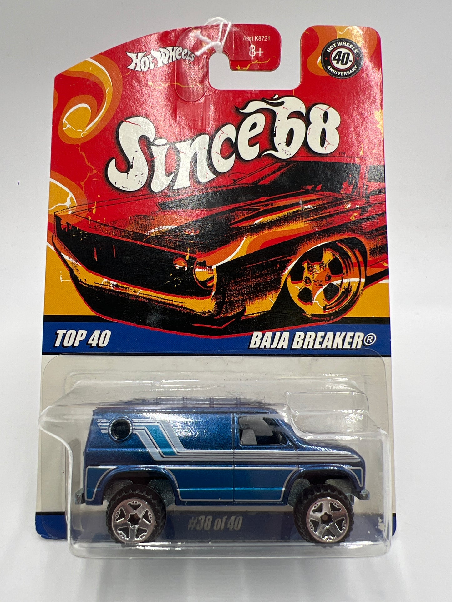 Hot Wheels Since 68 Top 40 #38 Baja Breaker Blue