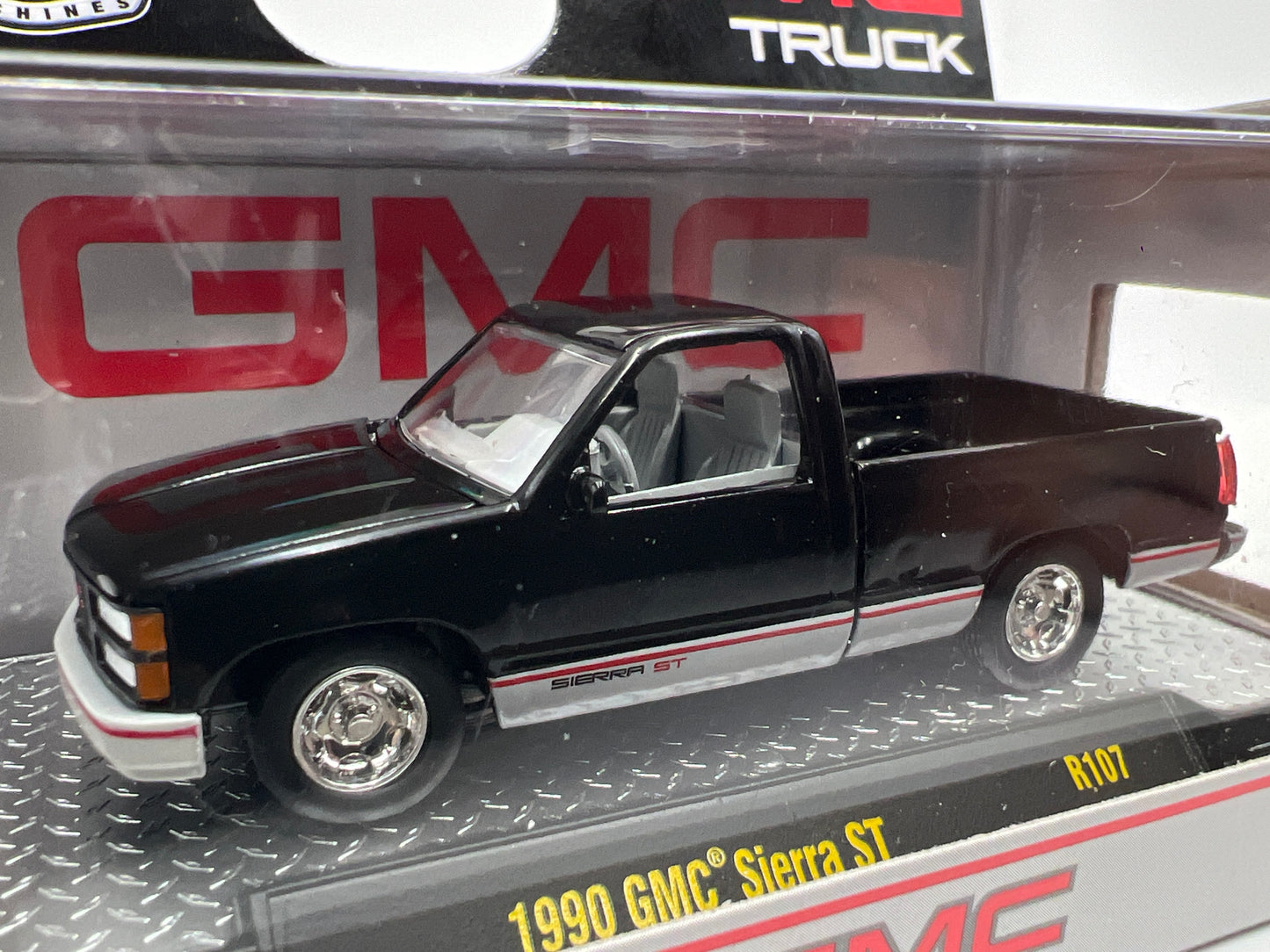 2026 M2 Machines R107 1990 GMC Sierra ST Black