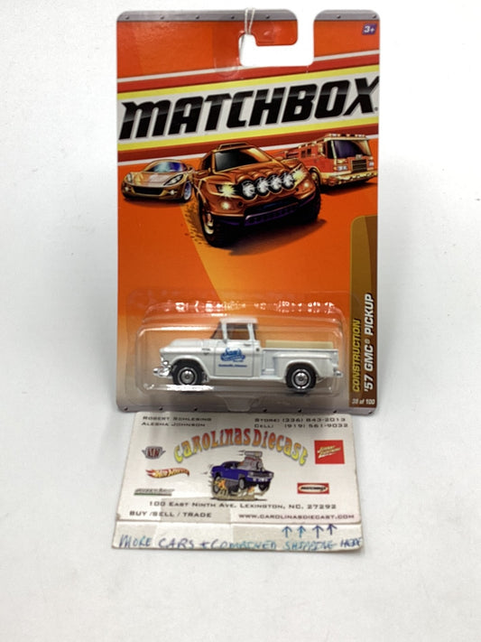 Matchbox 2010 #38 57 GMC Pickup Walmart exclusive Sam’s deliveries 160J