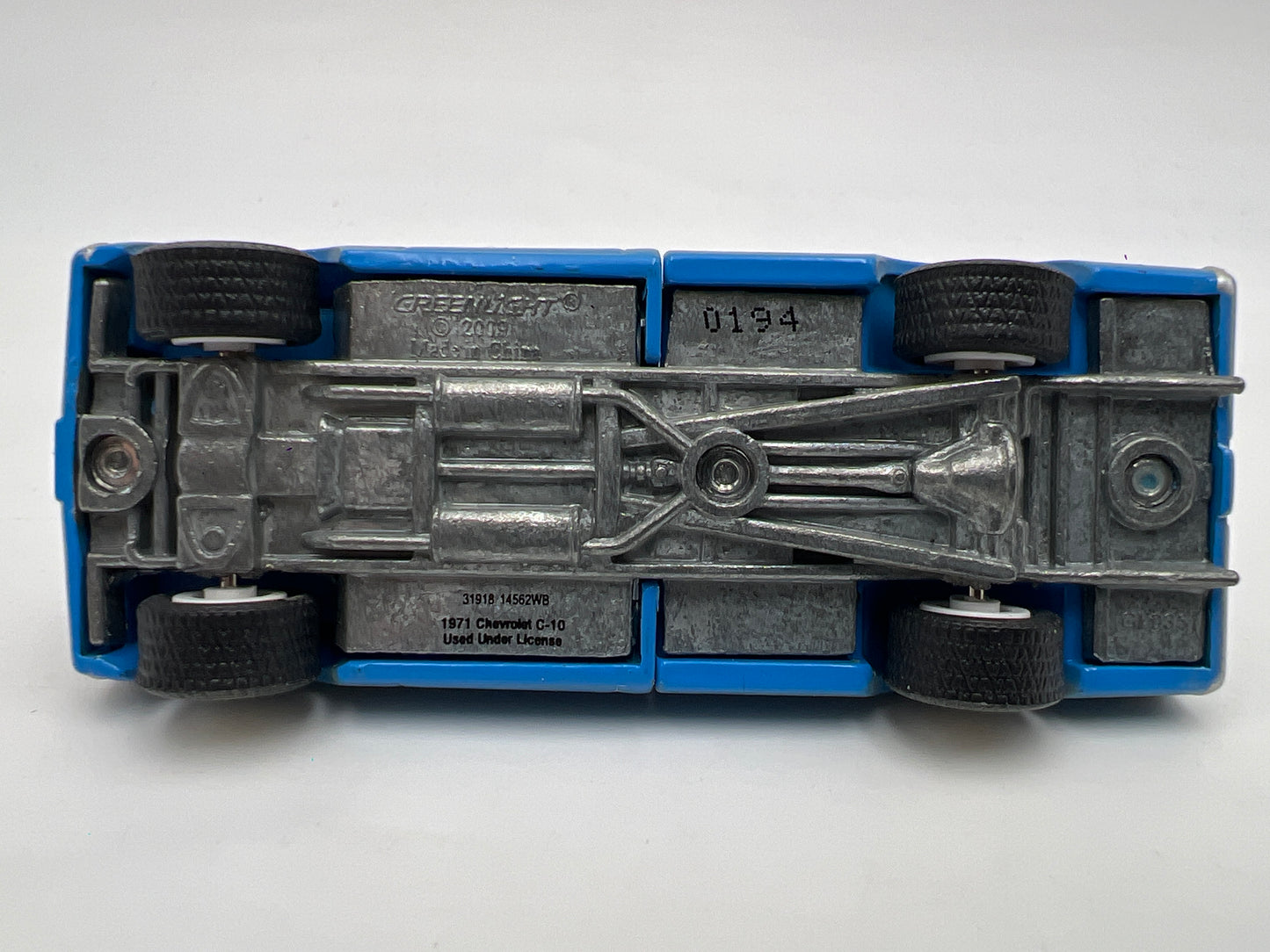 Greenlight The Texas Chainsaw Massacre 1971 Chevrolet C-10 Blue Loose
