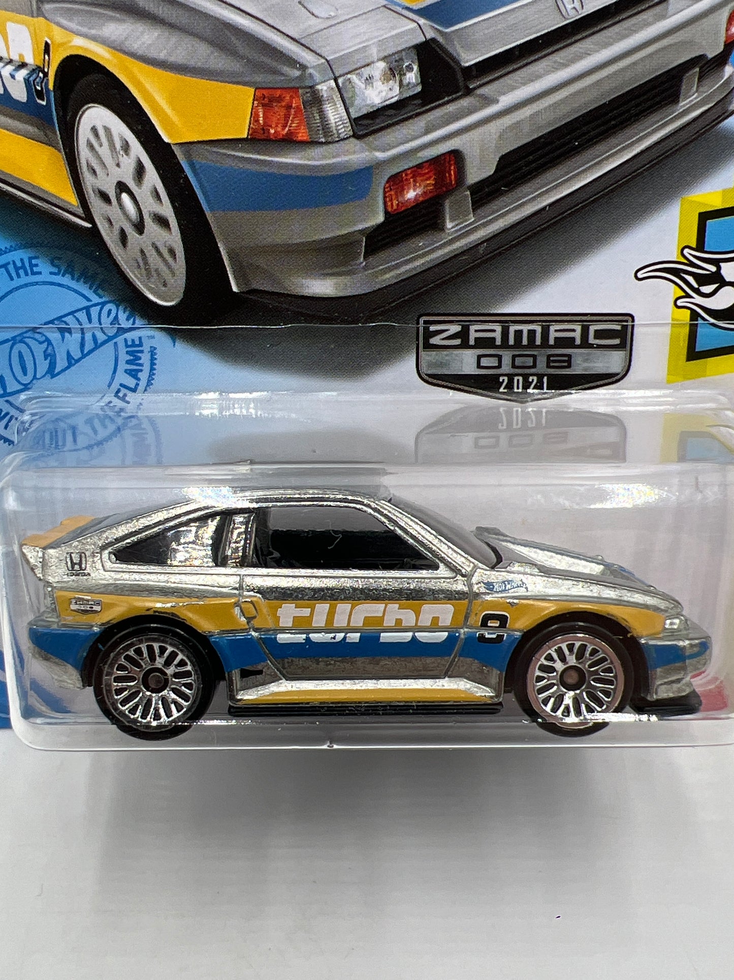 2021 Hot Wheels Walmart Exclusive Zamac 8 #90 1985 Honda CR-X 147i