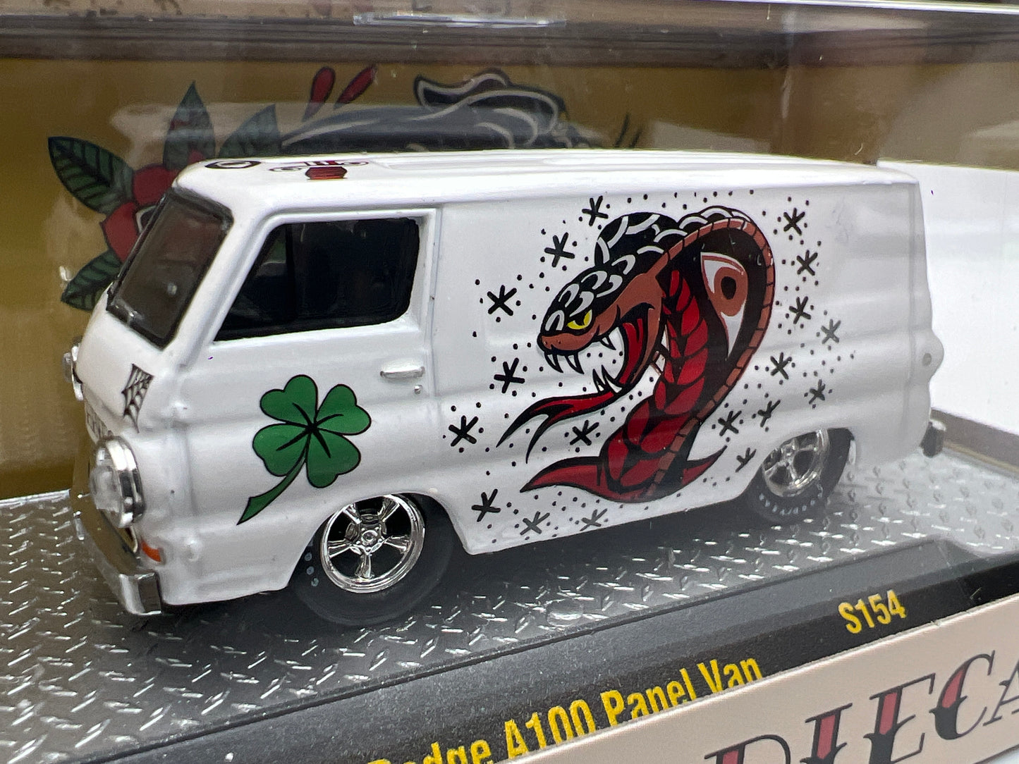 2026 M2 Machines S154 Flash & Diecast 1964 Dodge A100 Panel Van White