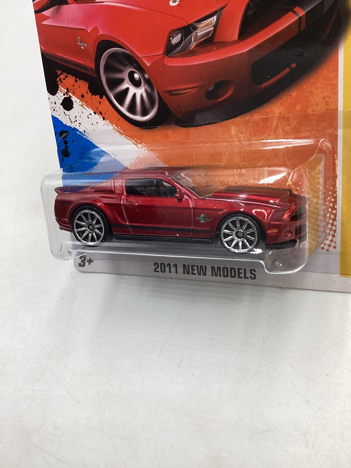 2011 Hot Wheels #3 10 Ford Shelby GT-500 Super Snake Red 25D