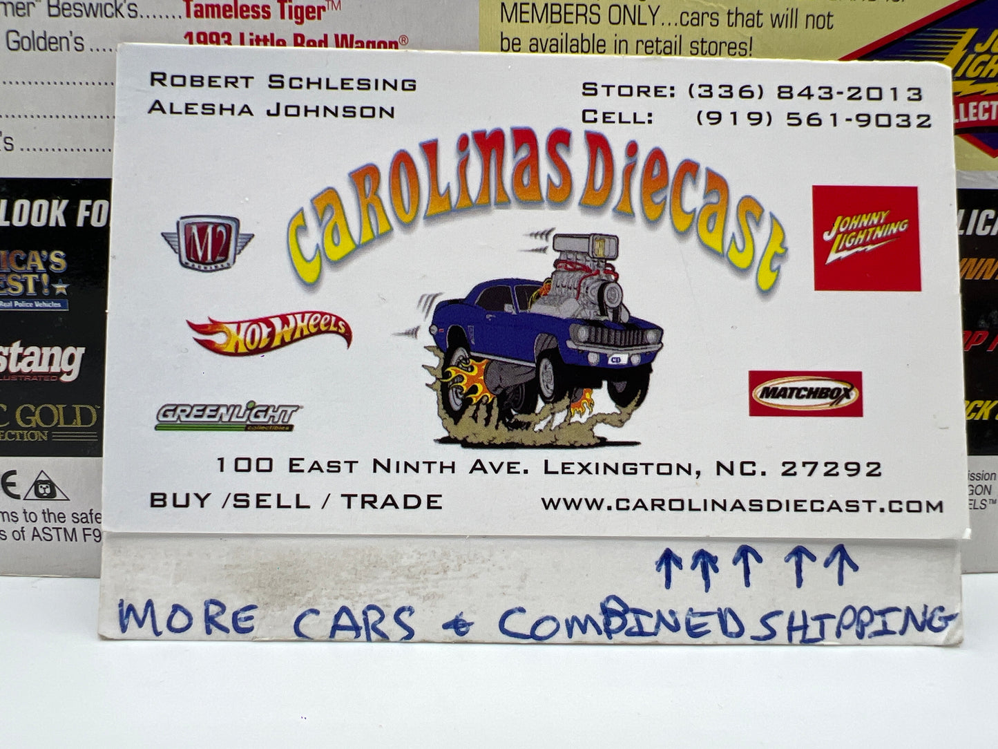 Johnny Lightning White Lightning Chase Show Stoppers G.E. Shumperts Dodge Thunder Wagon